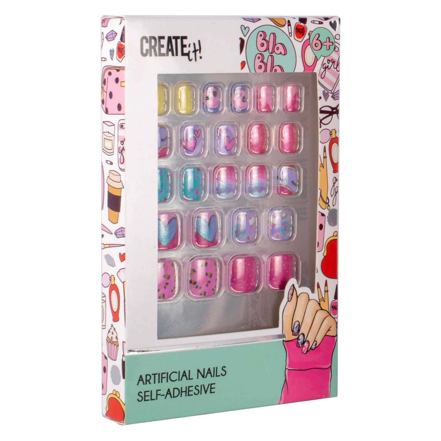 Create It Makeup Nageltjes Love Kunstnägel Kinder