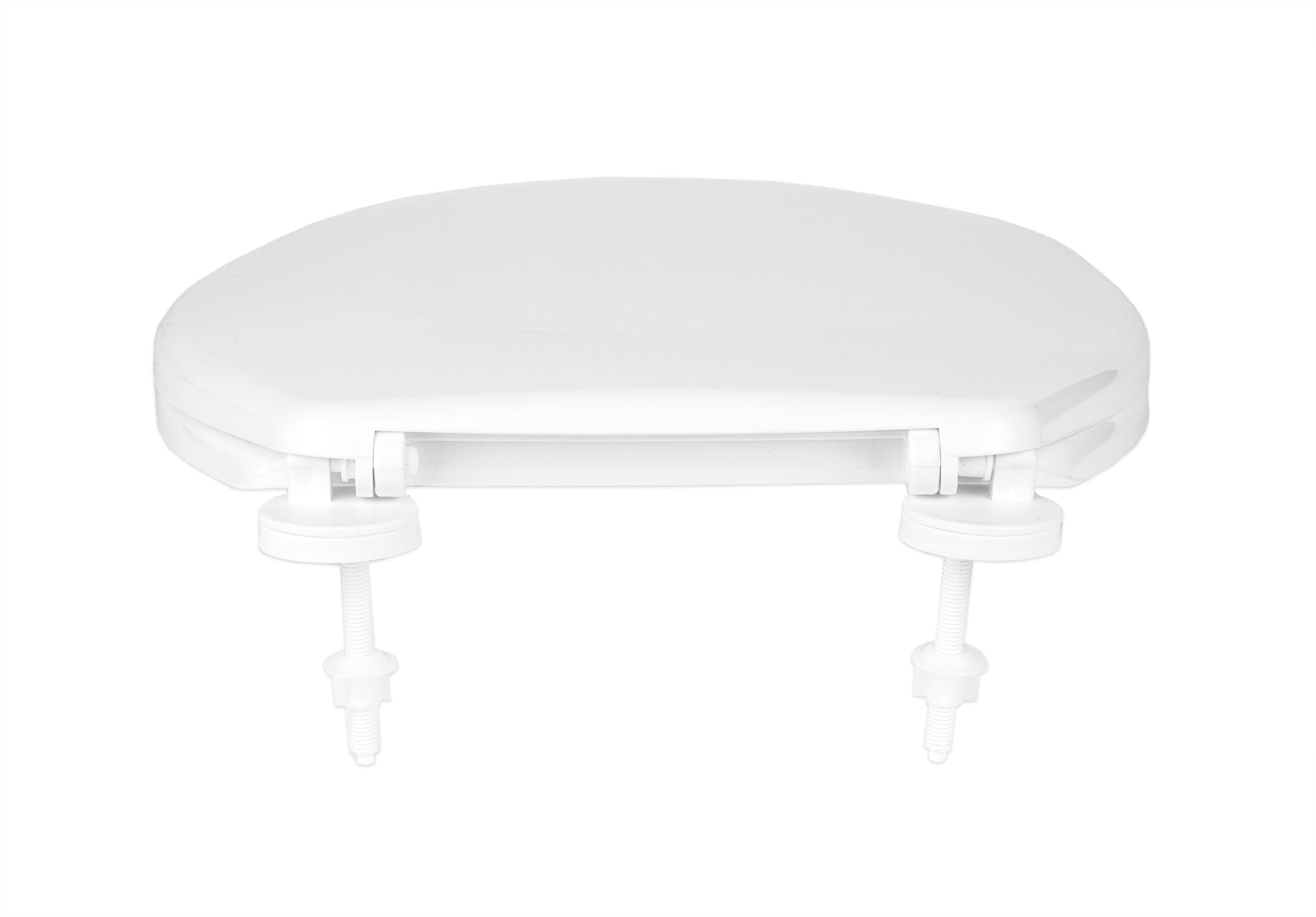 BigDean WC-Sitz oval Weiß 46x37 cm Thermoplast antibakteriell