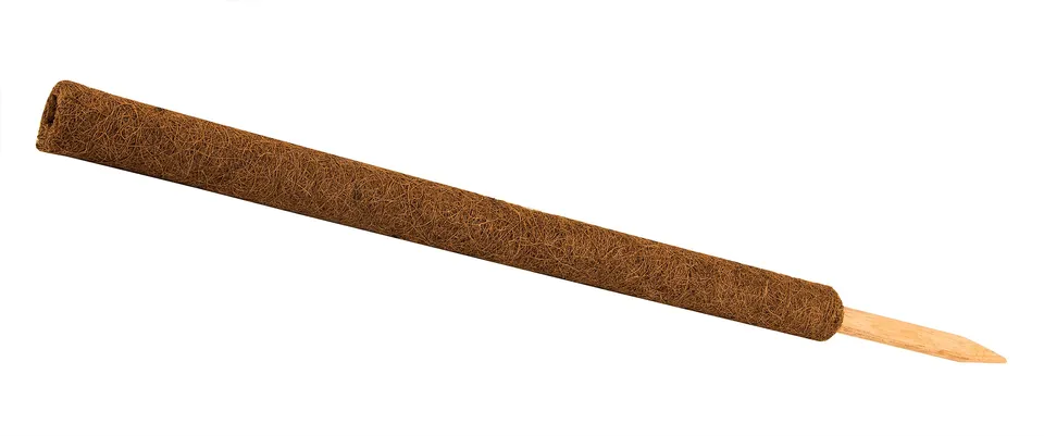 BigDean Garten Pflanzstab Kokos 110cm Rankhilfe Natur