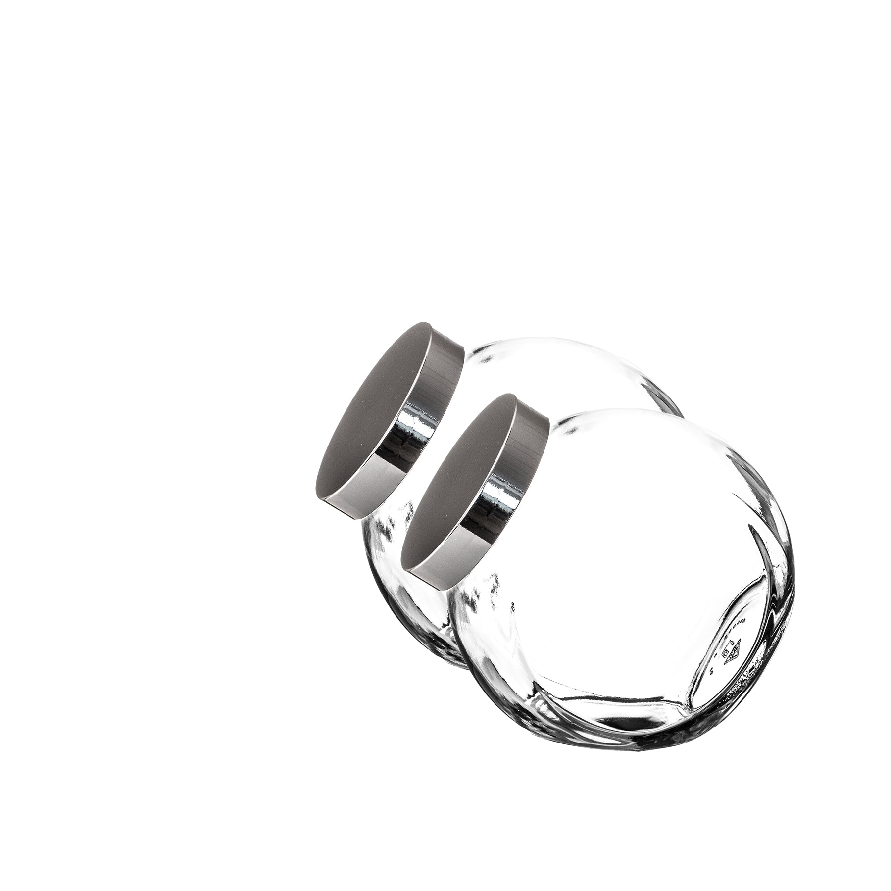 BigDean Küche Bonbonglas 2L 2er Set mit Schraubdeckel