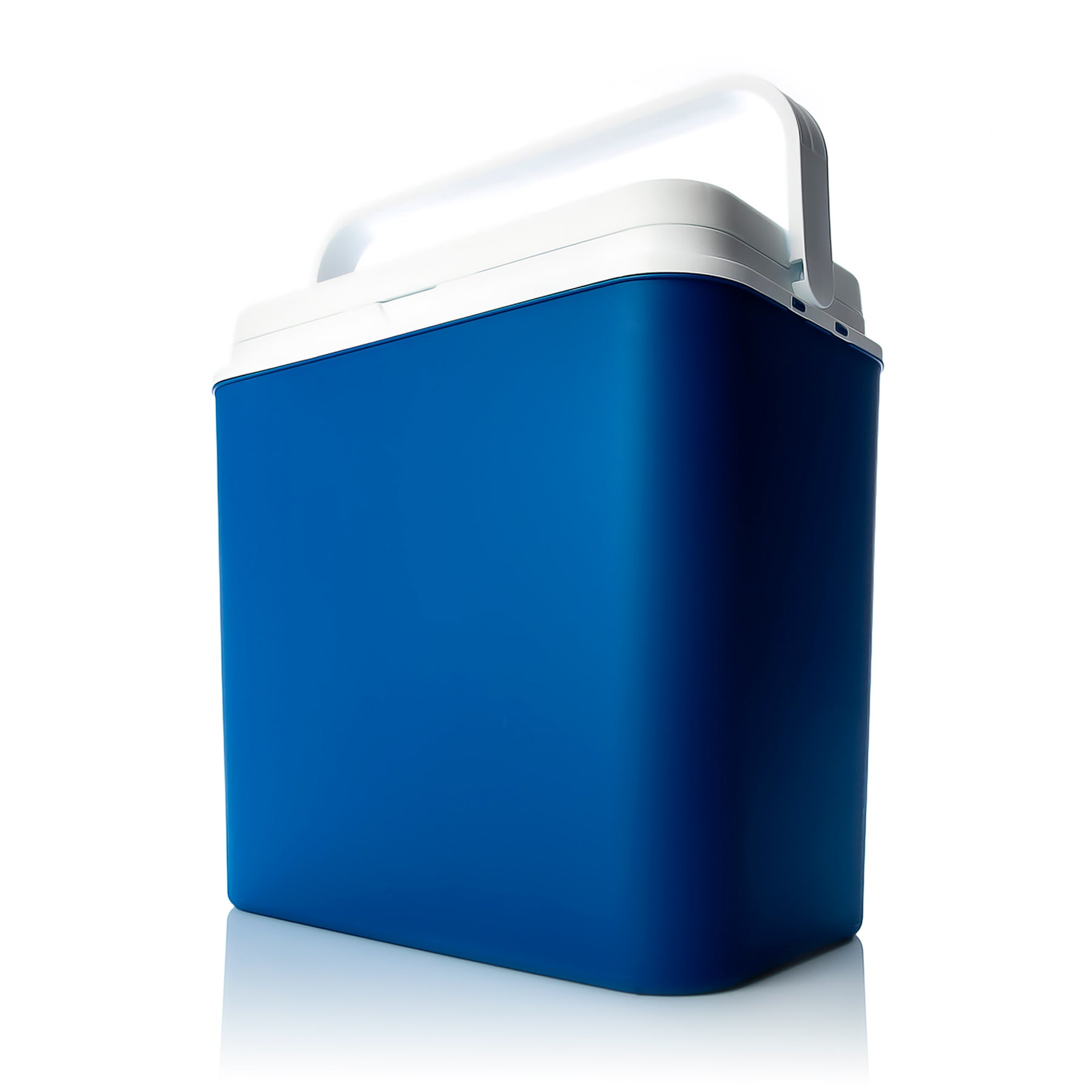 BigDean Küche & Vorrat Kühlbox 24 Liter blau/weiß 14 Std