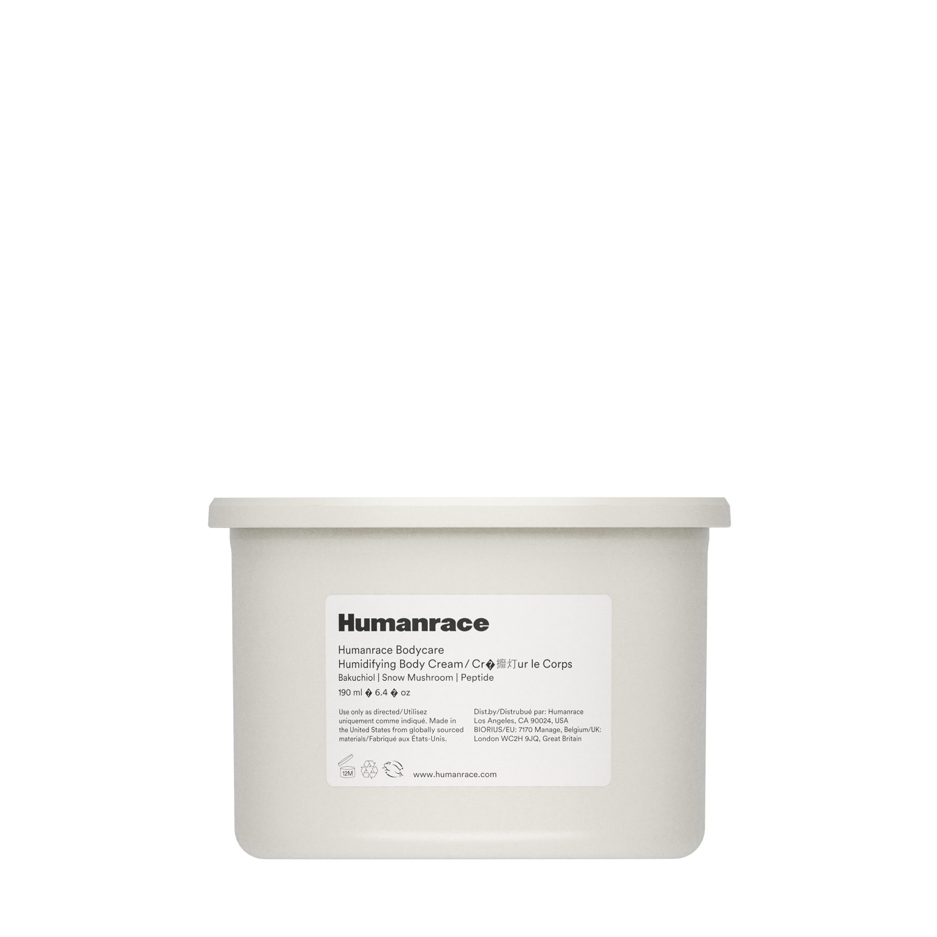 Humanrace Refills Humidifying Body Cream Körpercreme Nachfüllung
