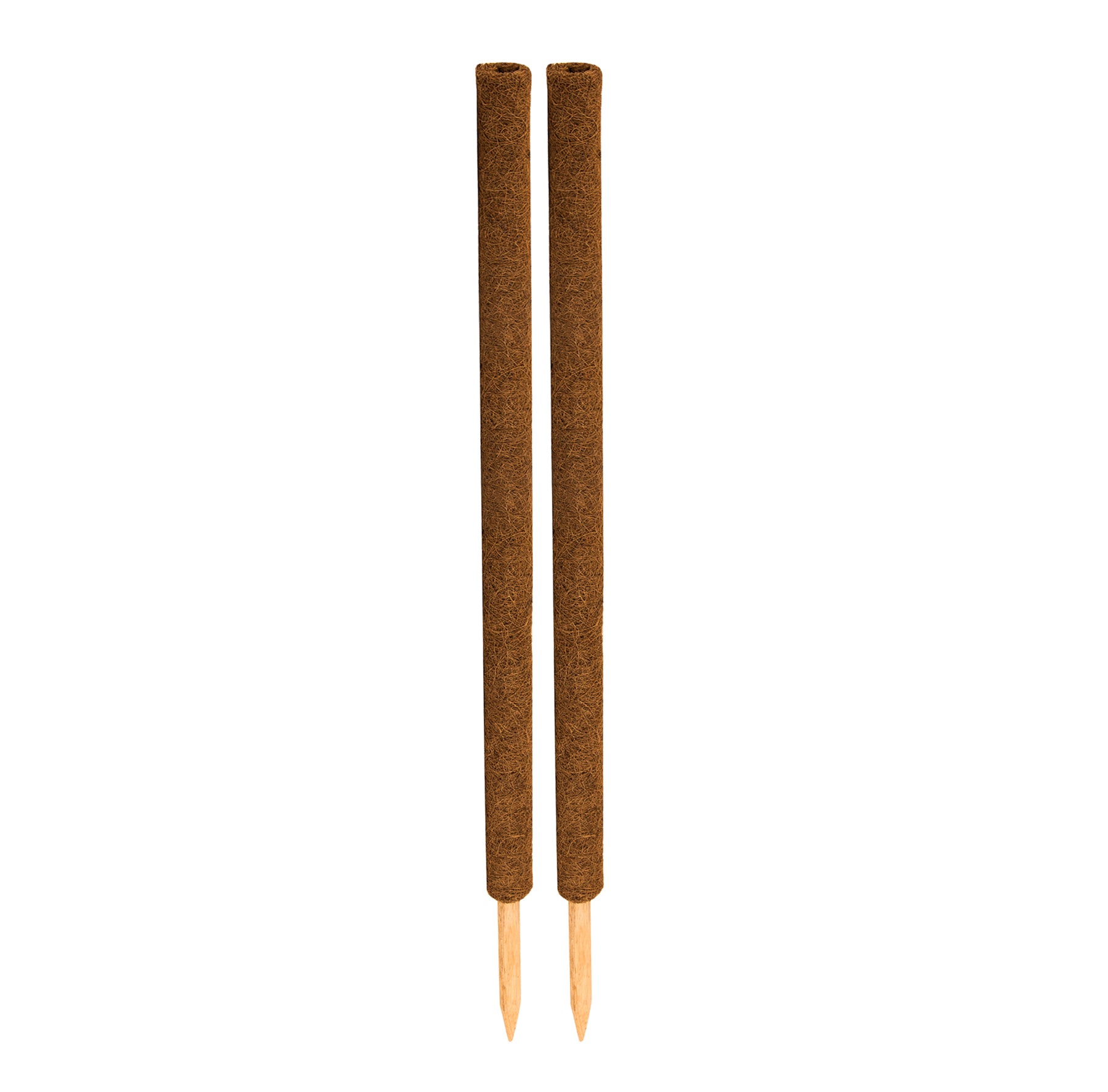 BigDean Garten & Außenbereich Pflanzstäbe Kokos 110 cm 2er Set
