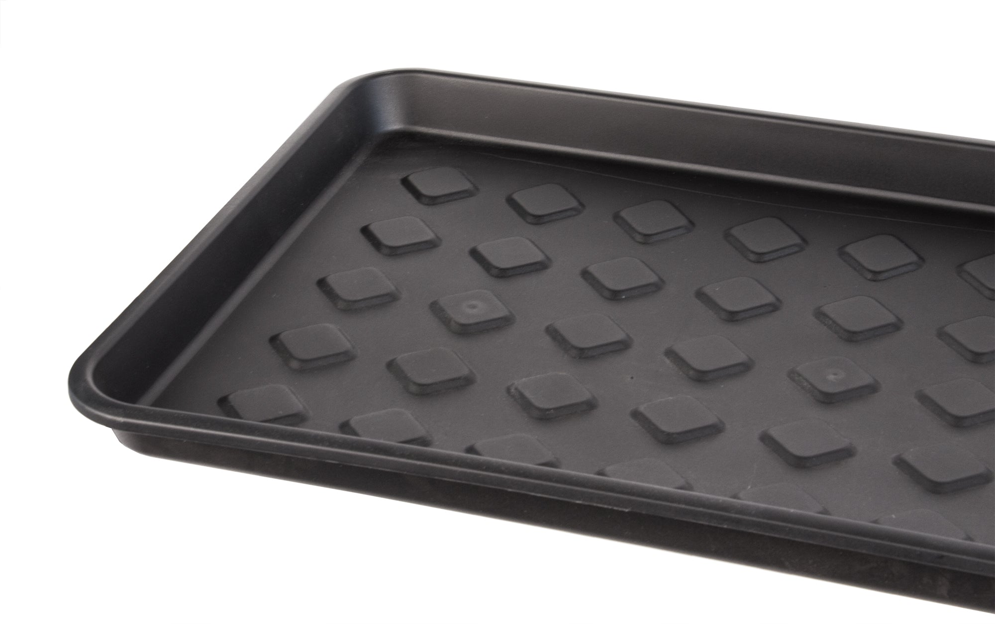 BigDean Haushalt Schuhabtropfschale Groß 71,5cm Schwarz