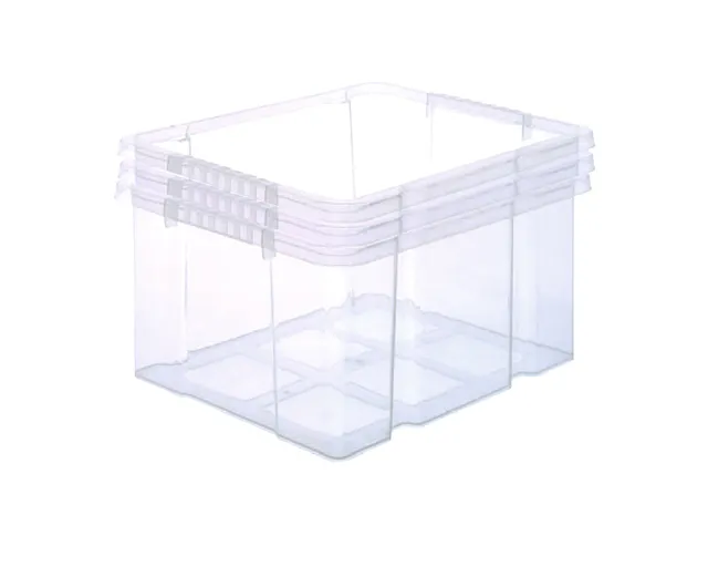 BigDean Aufbewahrung Eurobox 44x35x24 3er stapelbar