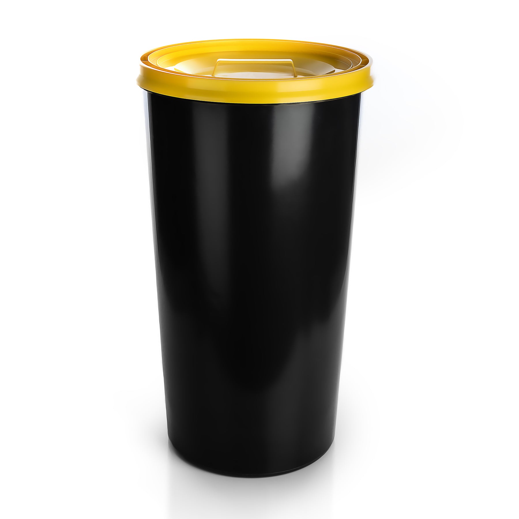 BigDean Universaltonne 60 Liter gelb wetterfest mit Deckel