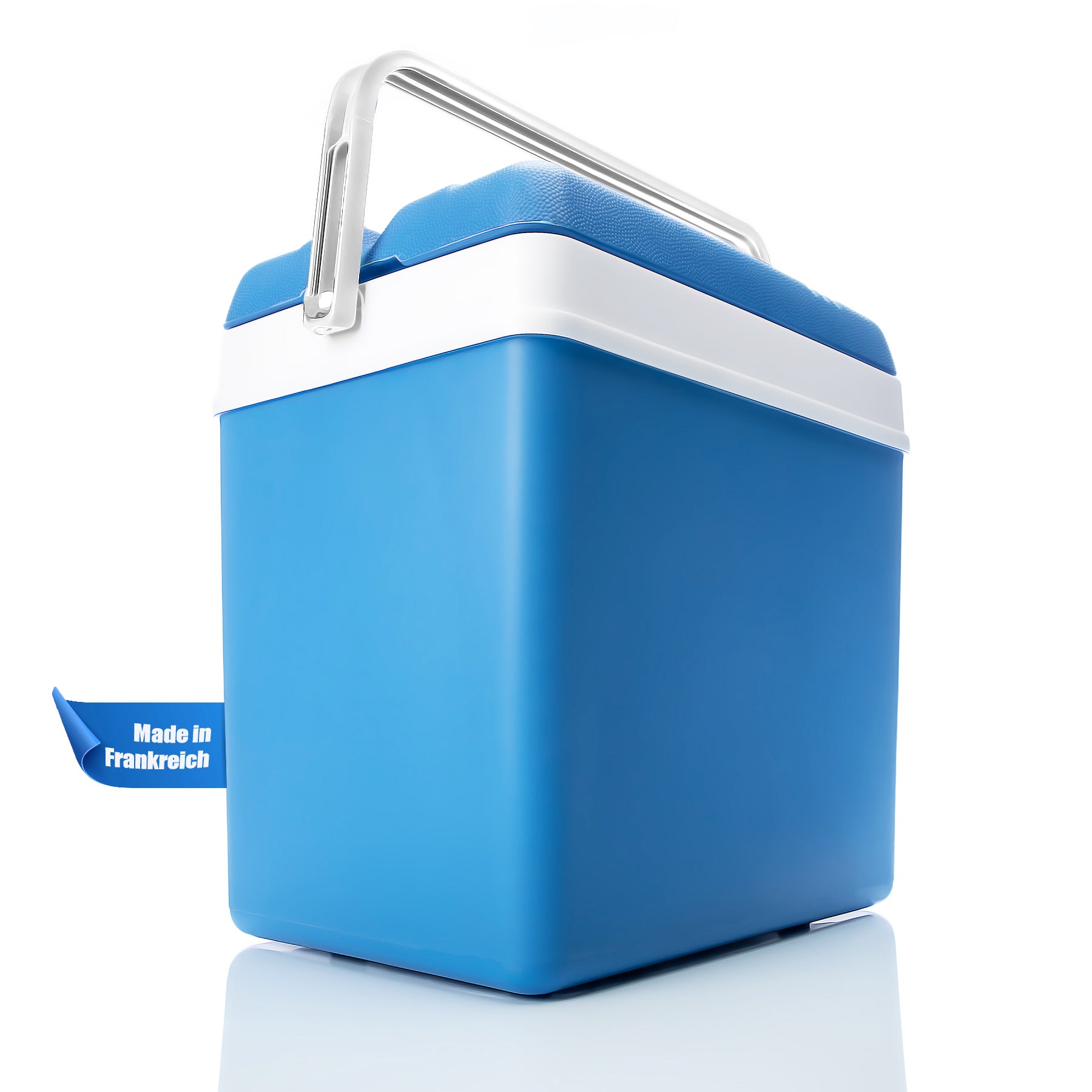 BigDean Kühlbox 24 Liter blau-weiß 11 Std.