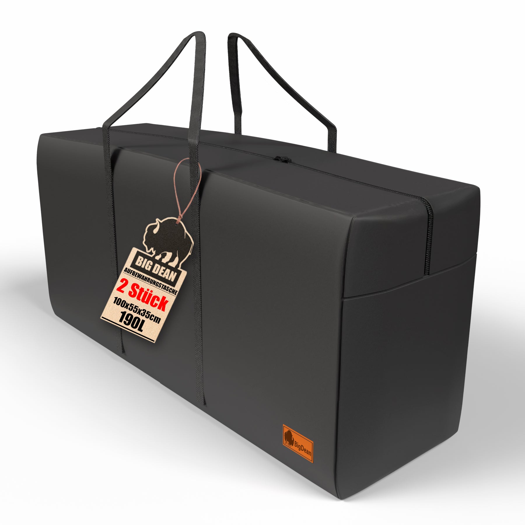 BigDean Aufbewahrungstasche 190L 2 Stück 100x55x35 cm