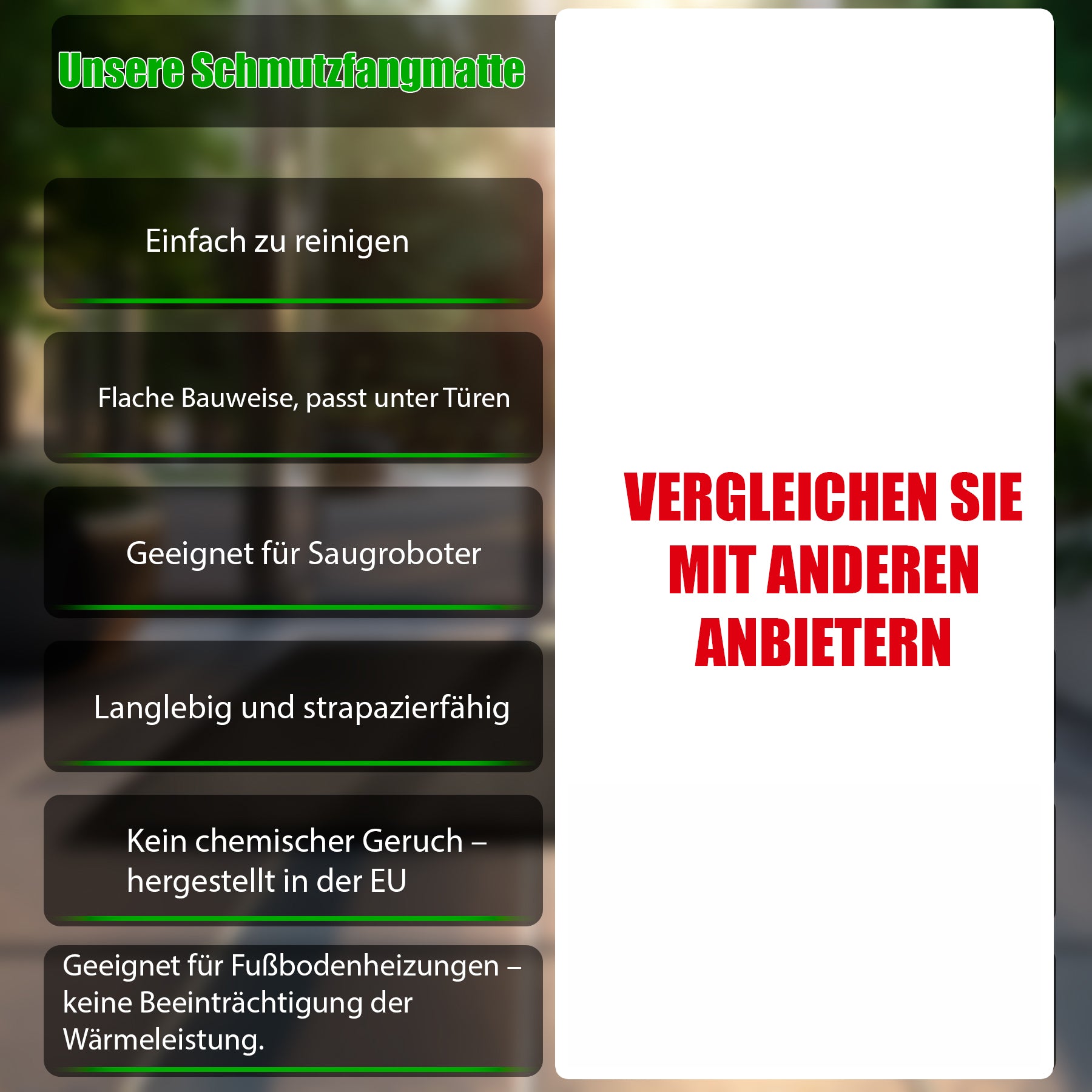 BigDean Schmutzfangmatte 90x150 Anthrazit rutschfest XXL