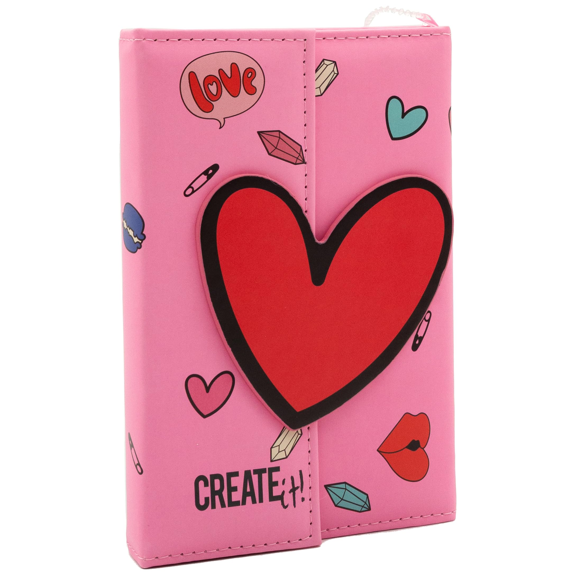 Create It Beauty Cases 84526 Schminkbuch Kunstleder mit Spiegel