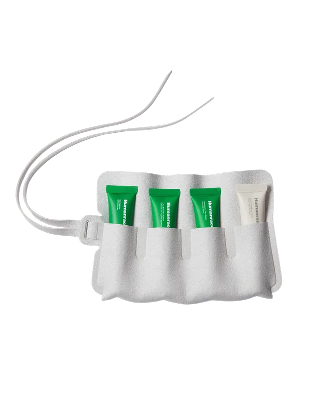 Humanrace Kits Travel Kit Reiseset 4-teilig mit Tasche
