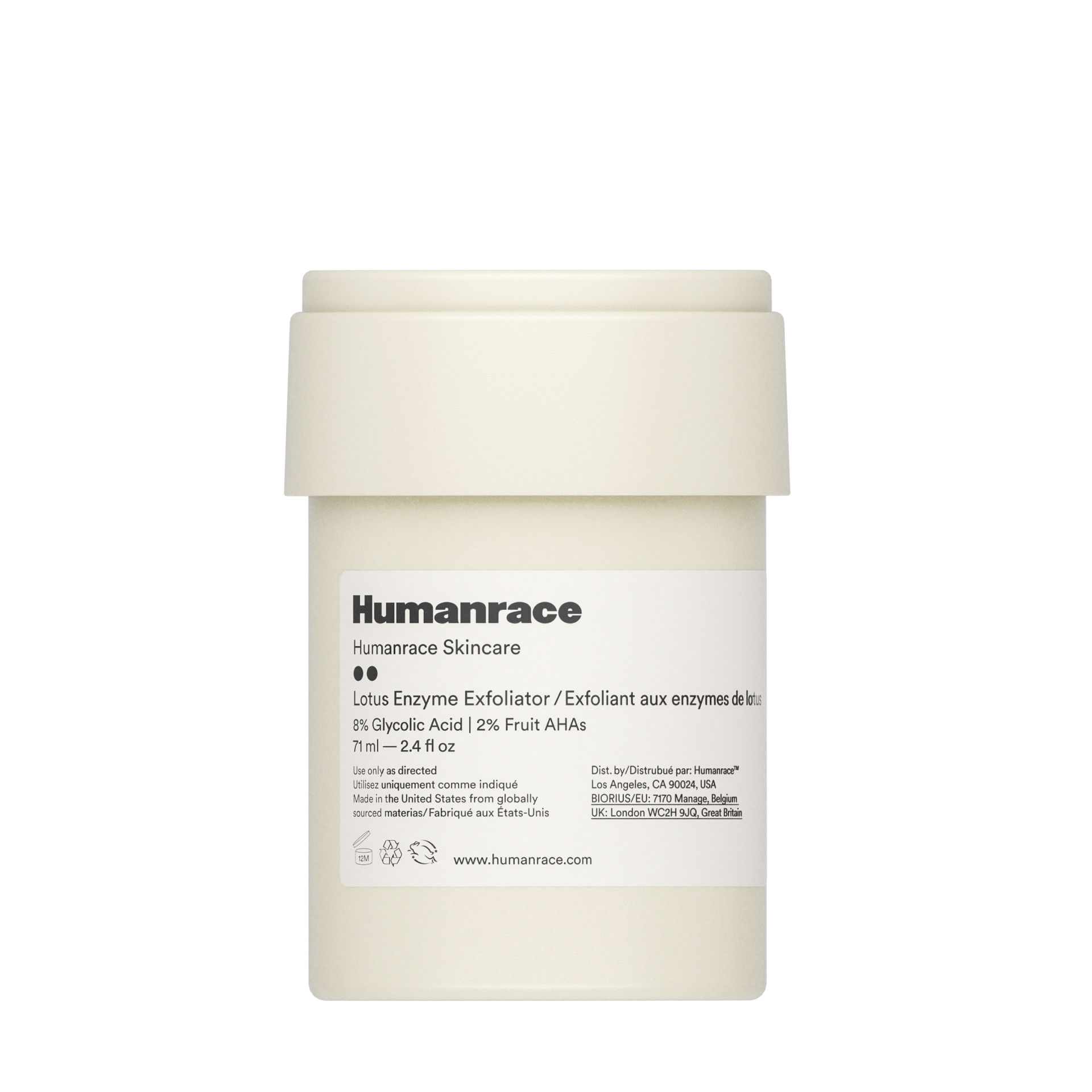 Humanrace Refills Lotus Enzyme Exfoliator Gesichtspeeling Refill