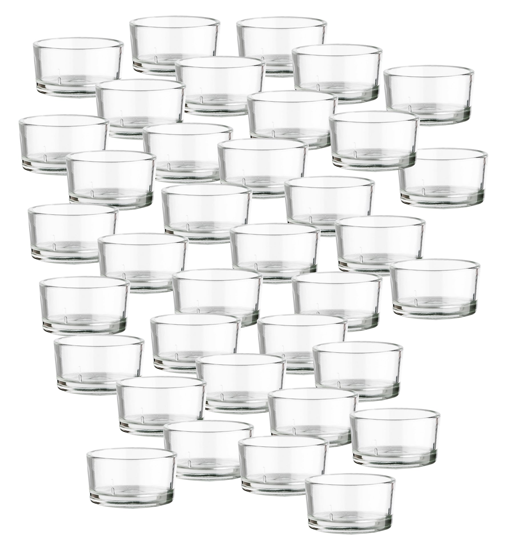 BigDean Haushalt 36er Teelichtgläser Glas Made in Germany