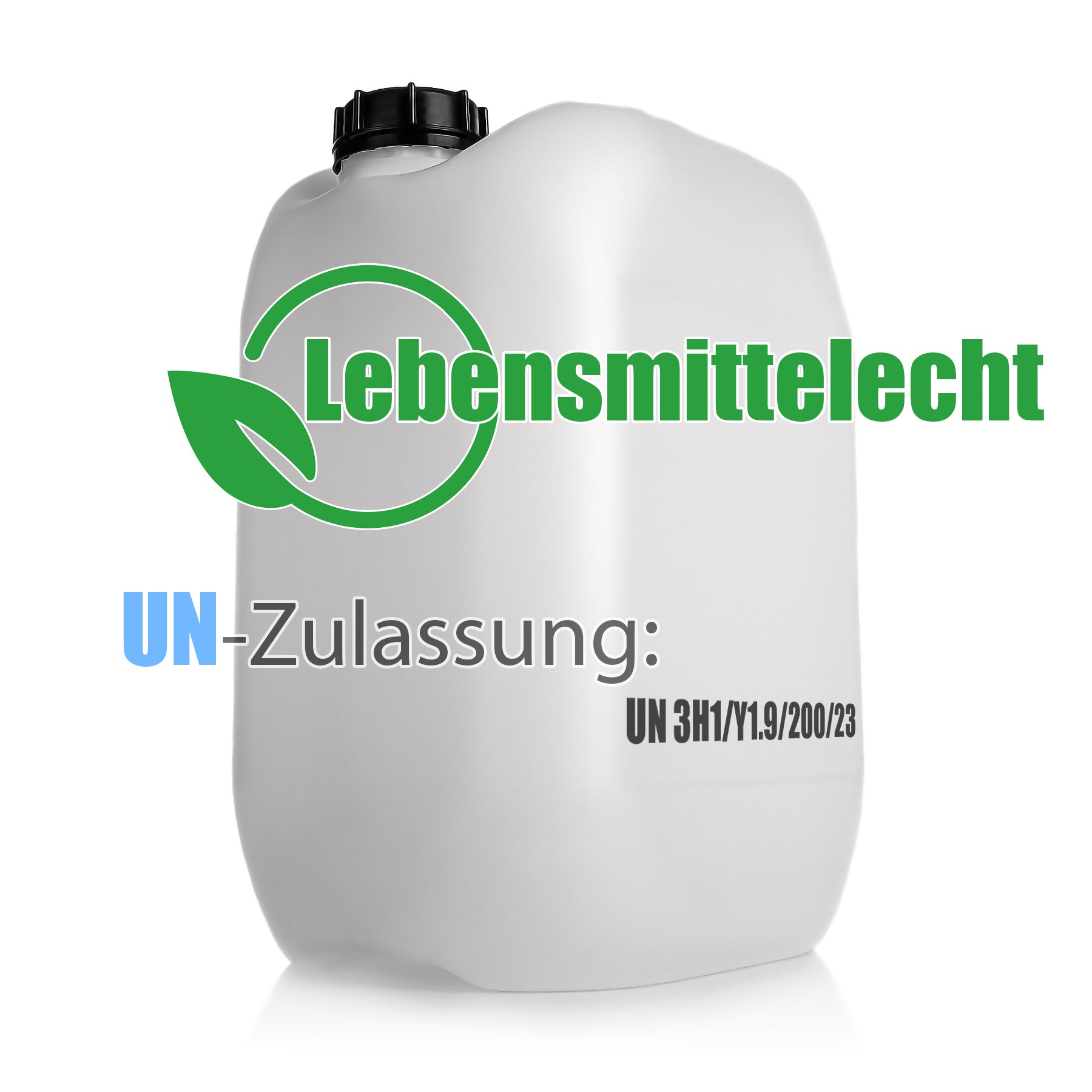 BigDean Haushalt Wasserkanister 10L Naturweiß 4er Set BPA-frei