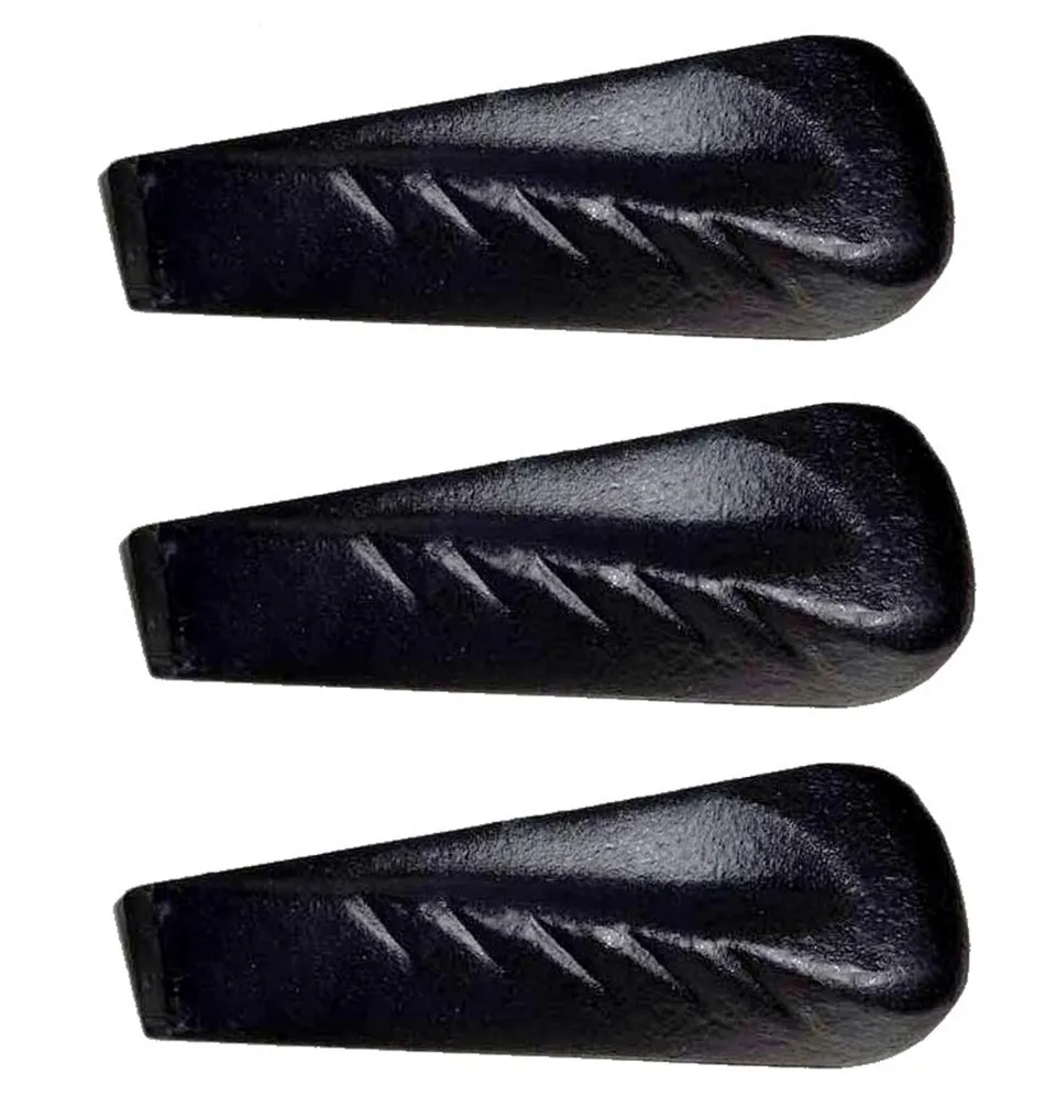 BigDean Werkzeug Drehspaltkeil 2,25 kg schwarz 3er Set