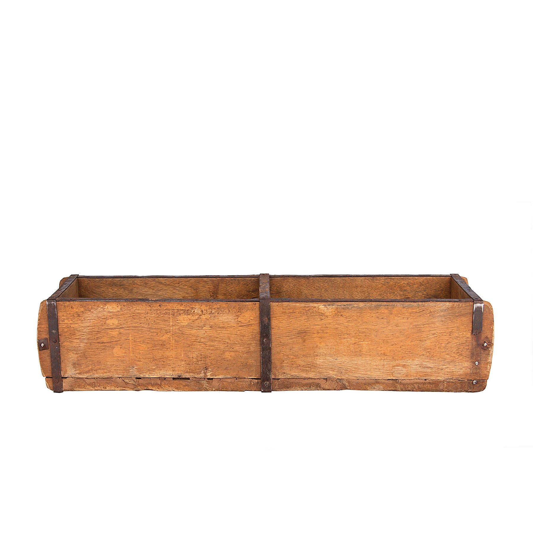 BigDean Alte Holzkiste 58x15x10 cm Vintage Holzbox braun
