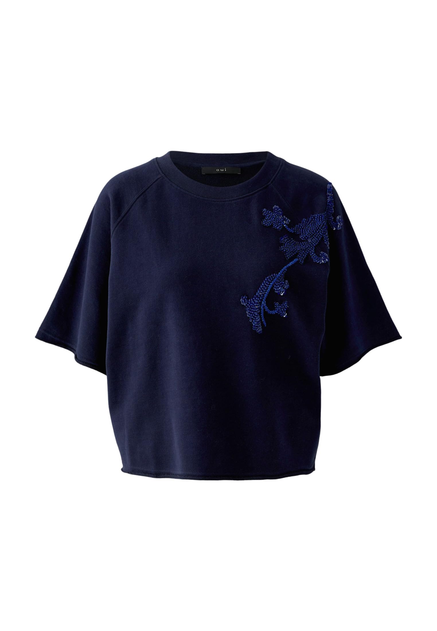 Oui Pullover & Cardigans Sweatshirt Größe 34 Pailletten