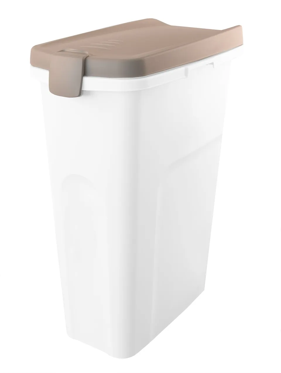 BigDean Haushalt & Alltag Futterbehälter 40 Liter Grau mit Rollen