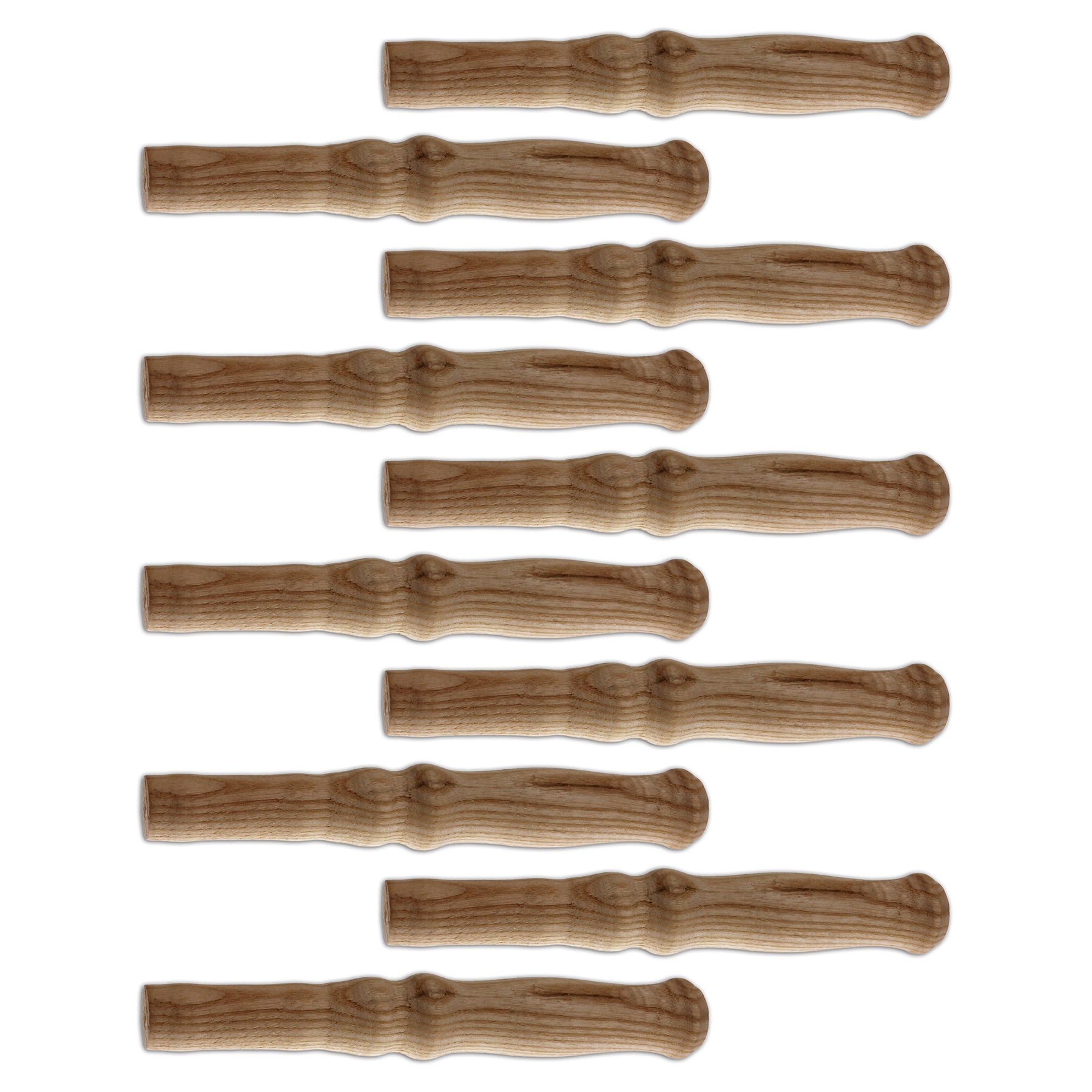 BigDean Garten Schubkarren Holzgriffe 10er Pack 23,5 cm Universal