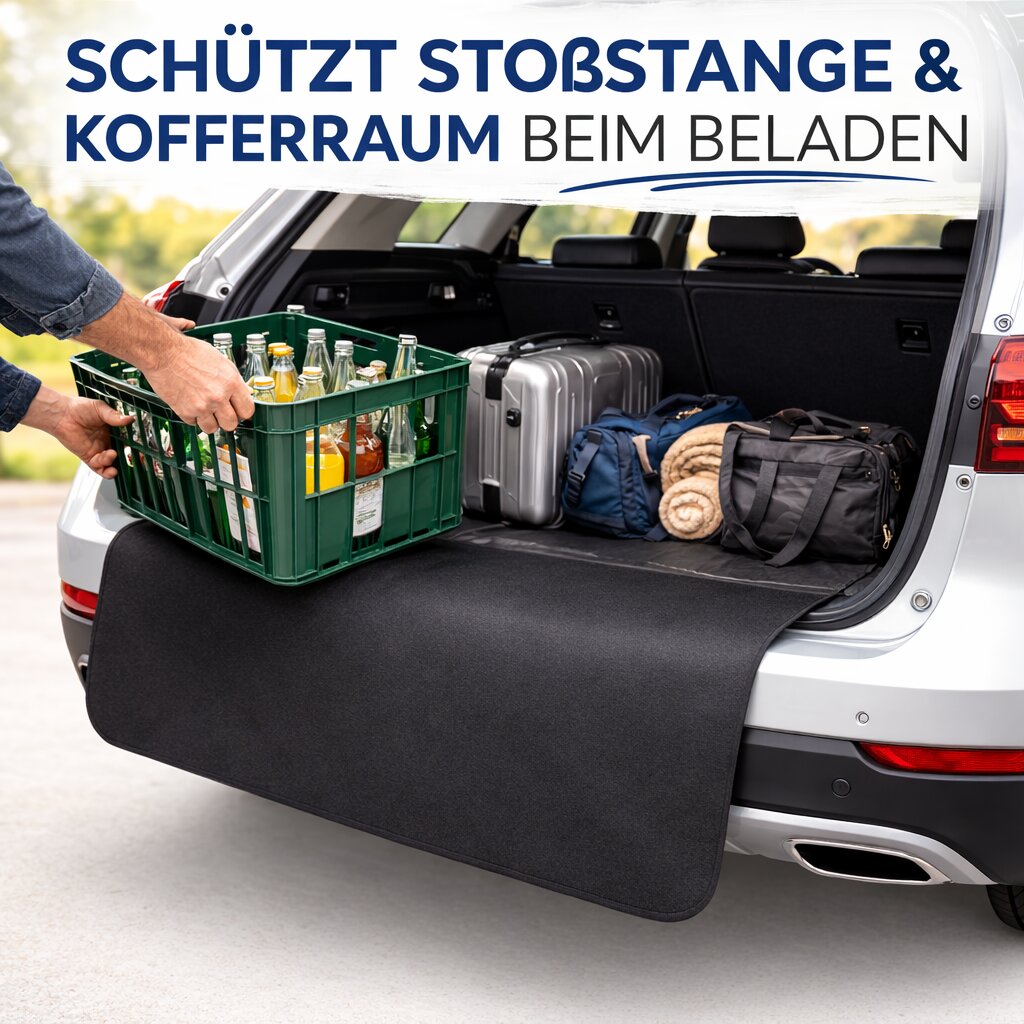 BigDean Haushalt Ladekantenschutz 100x70cm Hund wasserdicht