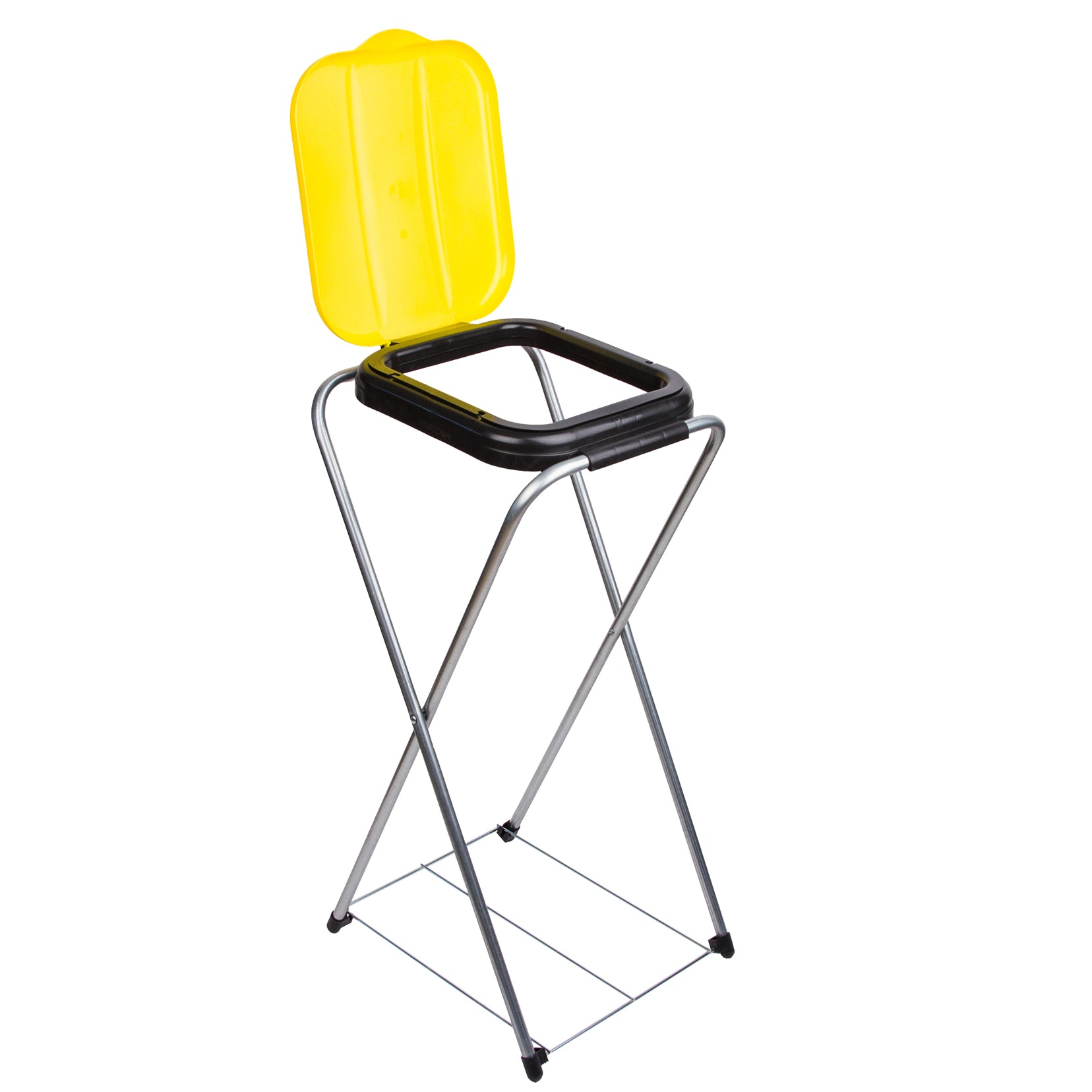 BigDean Haushalt & Alltag Müllsackständer EasyFix 120L gelb Metall