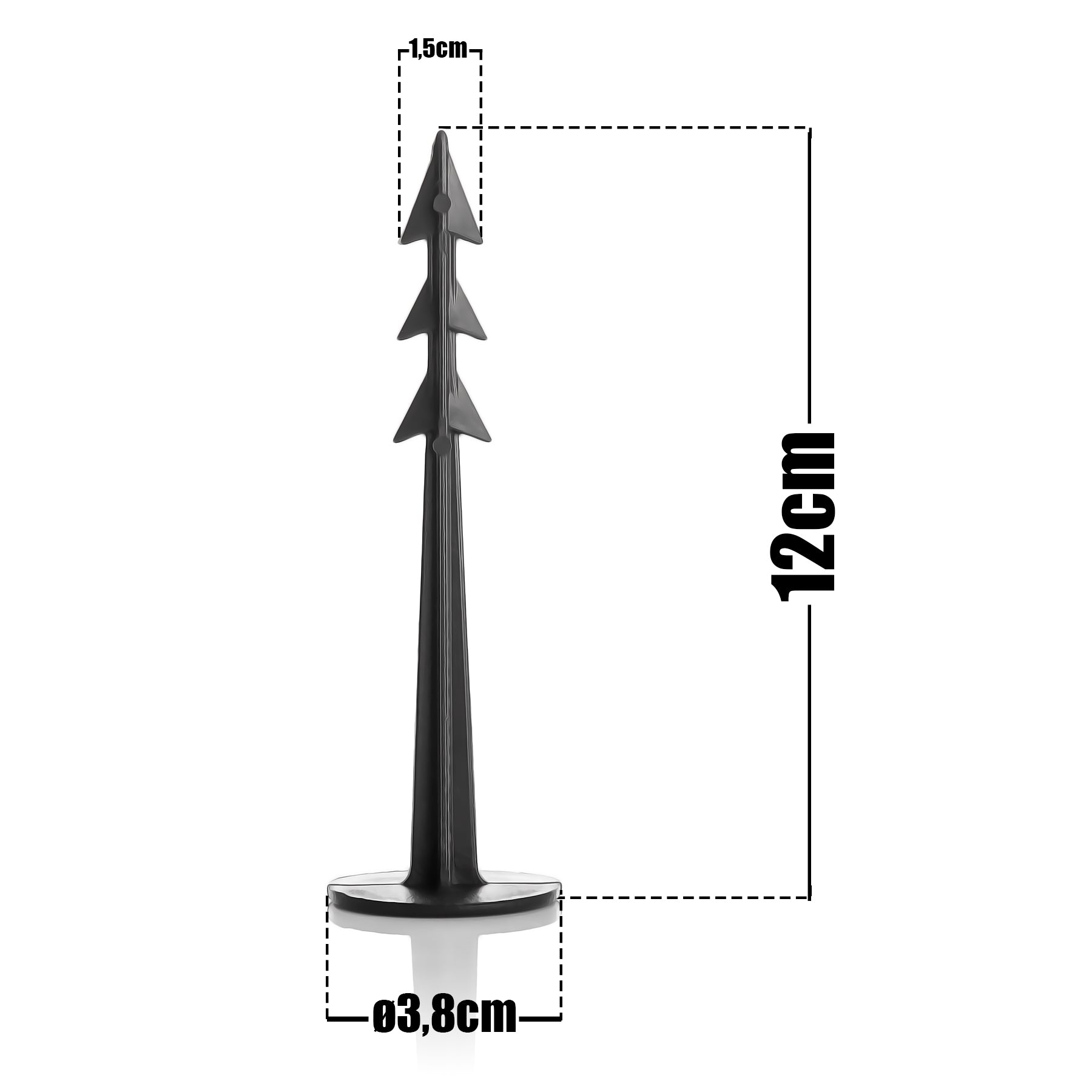 BigDean Erdnägel Unkrautvlies 12,5 cm 200 Stück