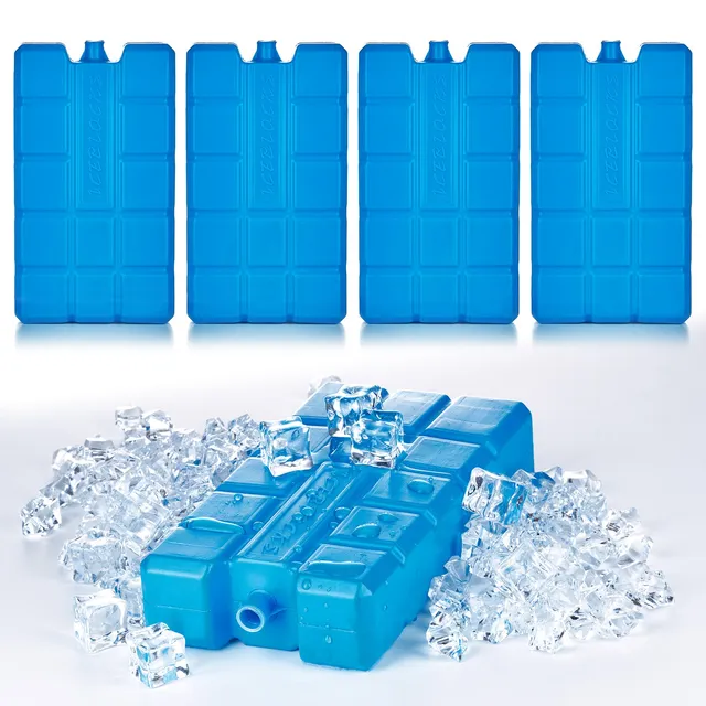 BigDean Kühlakkus 200ml Blau 4er Set 12h Kühlung