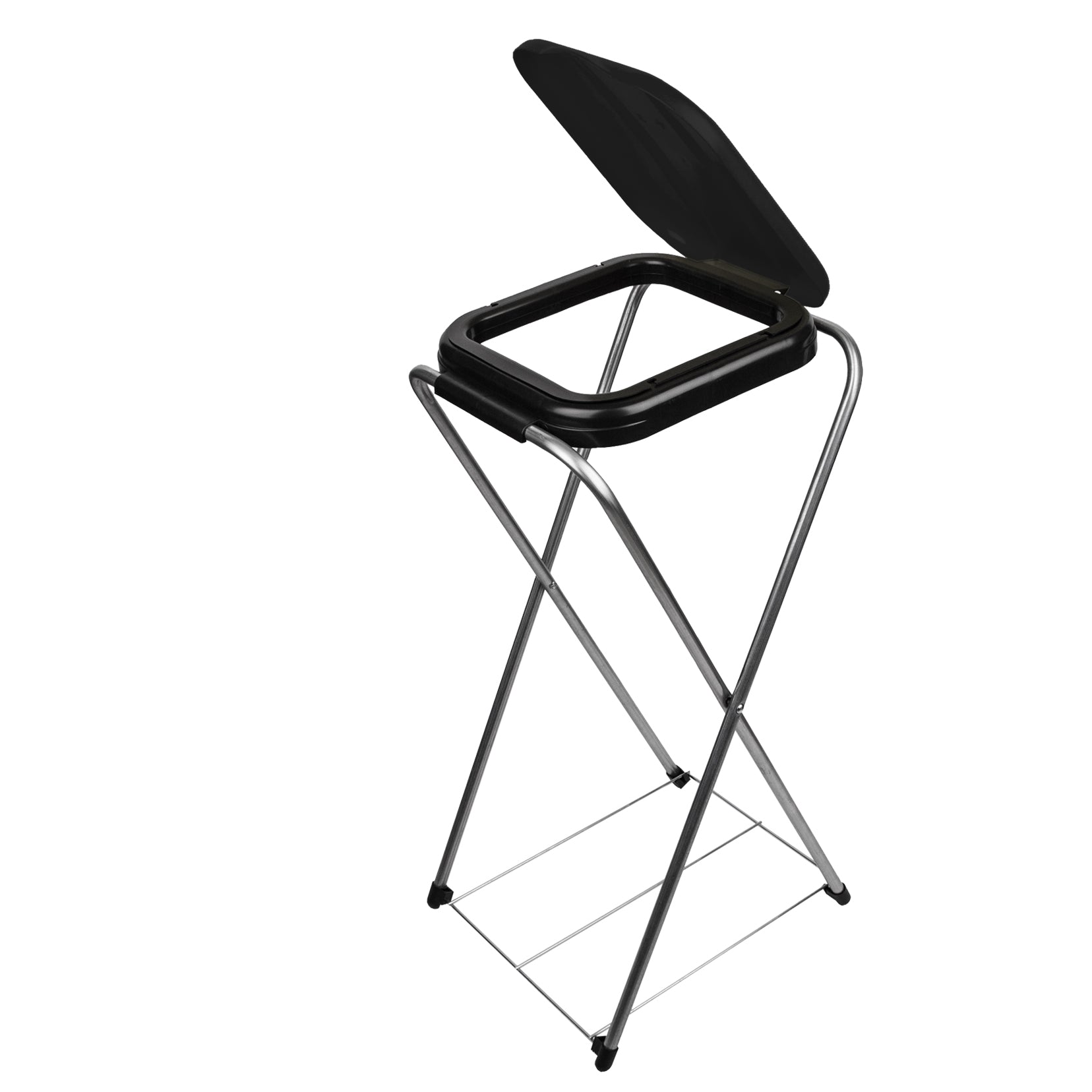 BigDean EasyFix Müllsackständer Schwarz 120L Metall