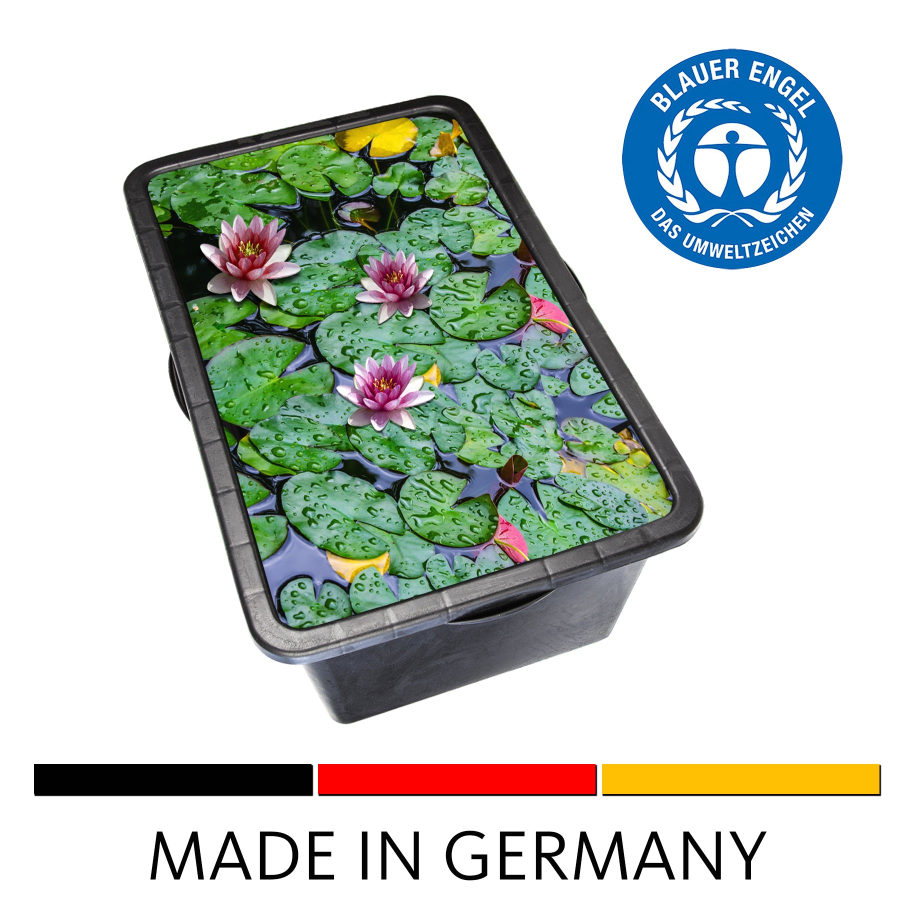 BigDean Mörtelkasten 90 L Baueimer 79x49x30 schwarz