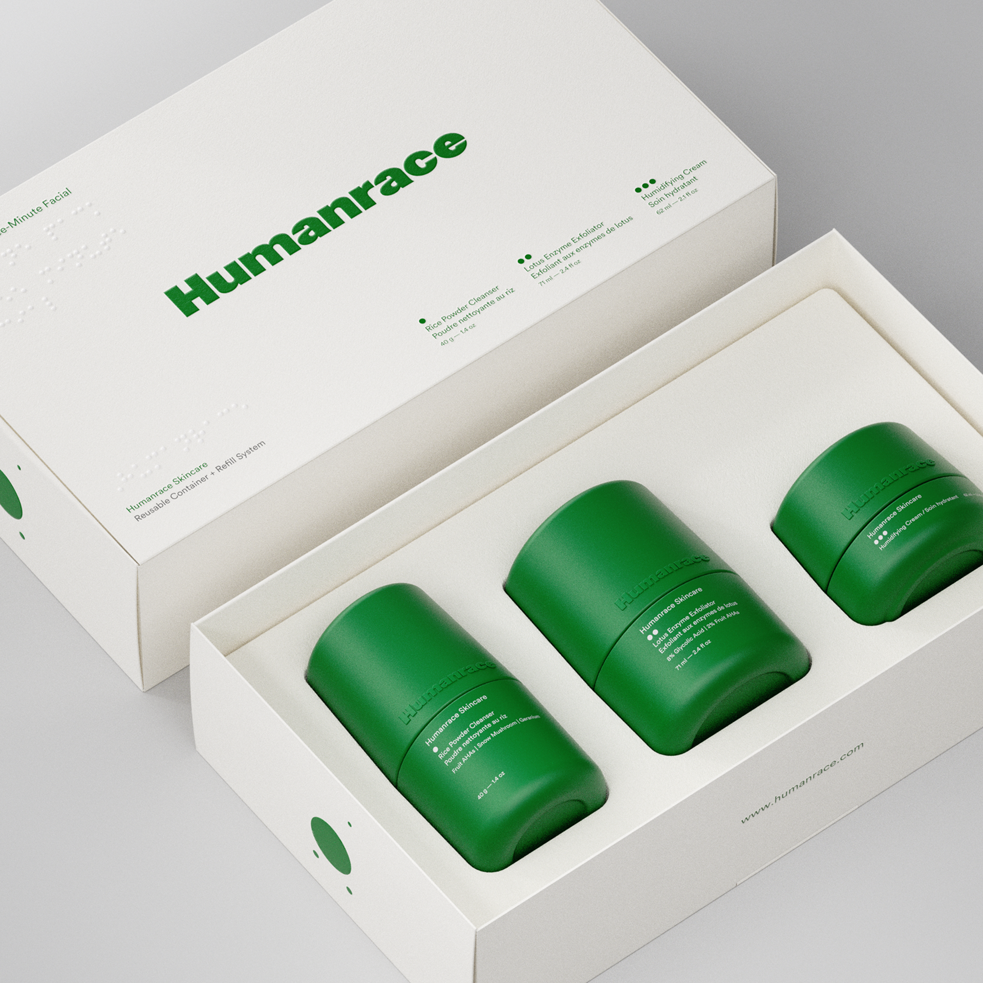 Humanrace Kits Three-Minute Facial Routine Gesichtsset 3-Schritte