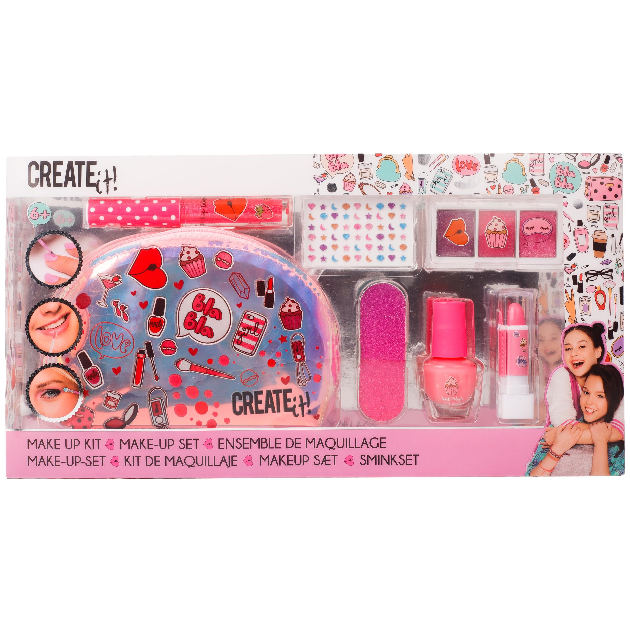 Create It Makeup 84510 Schminkset Mädchen Glitzertasche