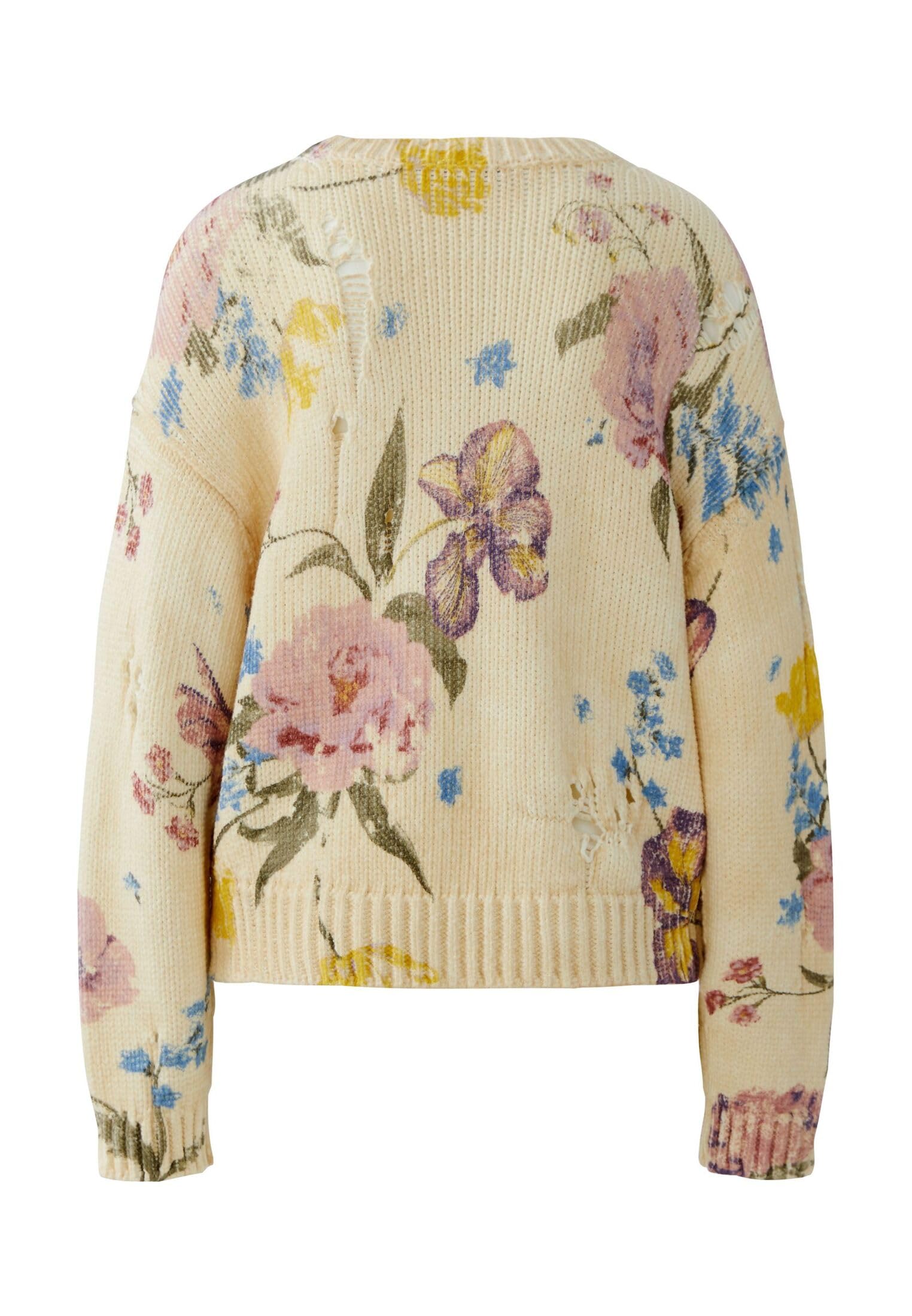 OUI Pullover Floral lässig Vintage für Damen