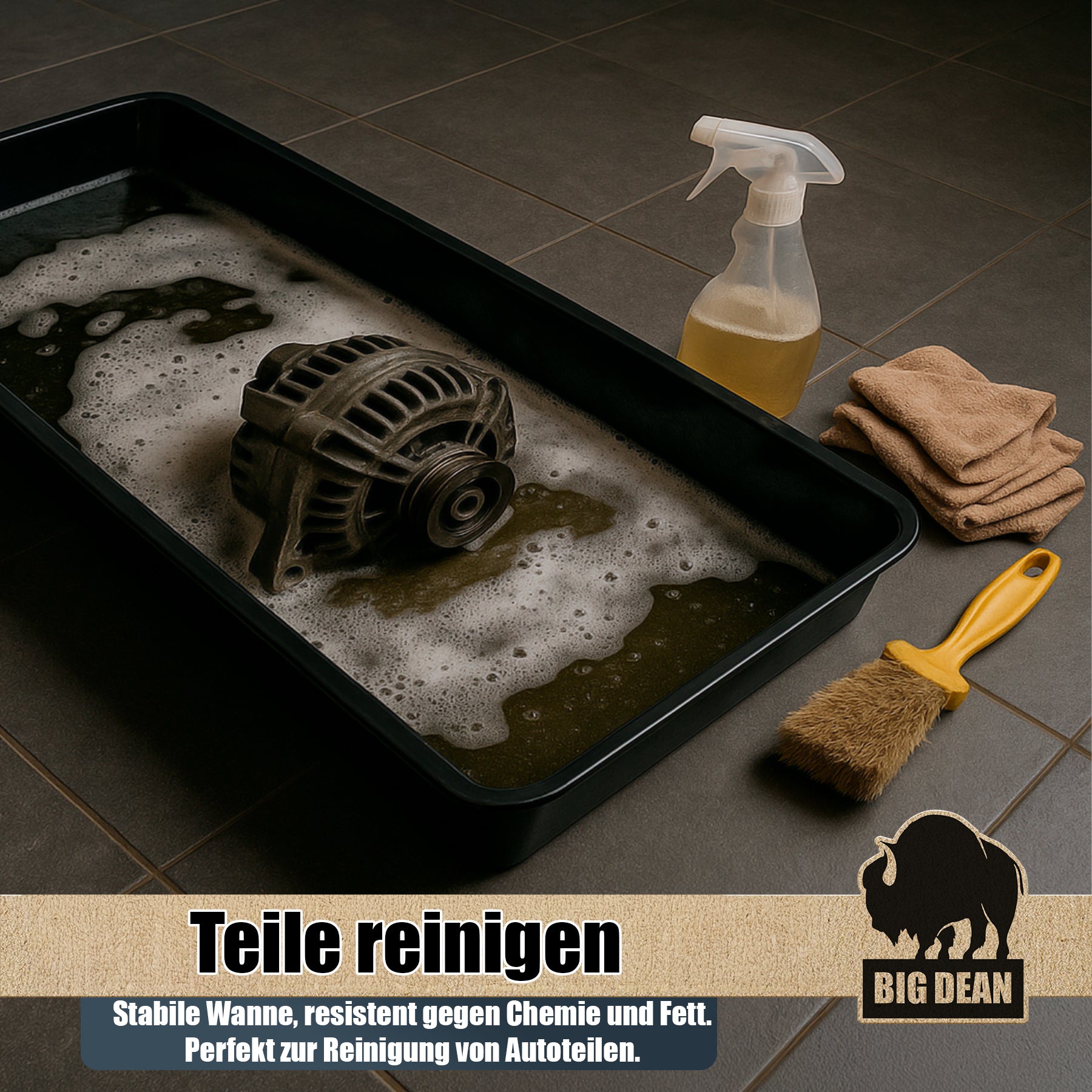 BigDean Haushalt & Alltag XL Wanne 79x40x5 cm Kunststoff