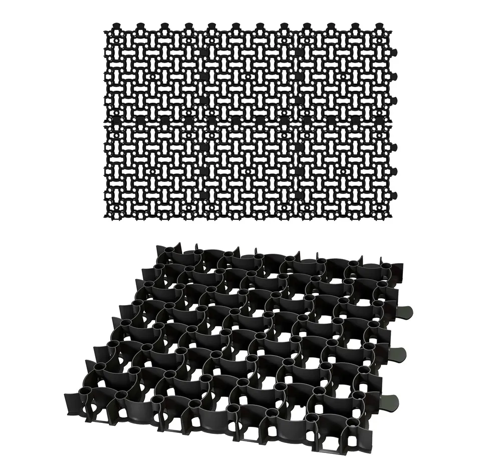 BigDean Rasengitter Paddockplatte 50x50 schwarz 6er 1,5m²