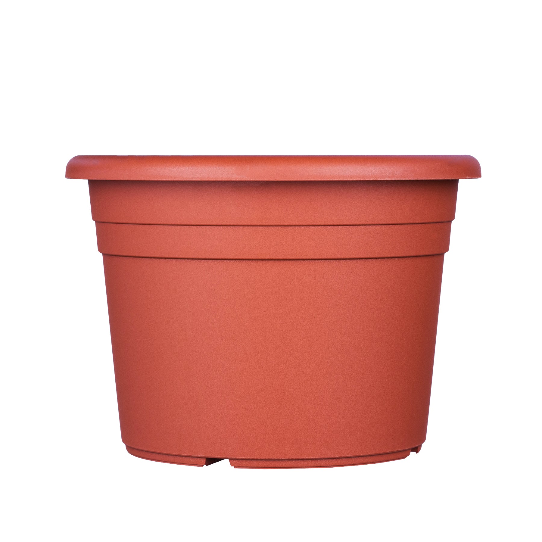 BigDean 3er Blumentopf 25 cm Terrakotta Kunststoff