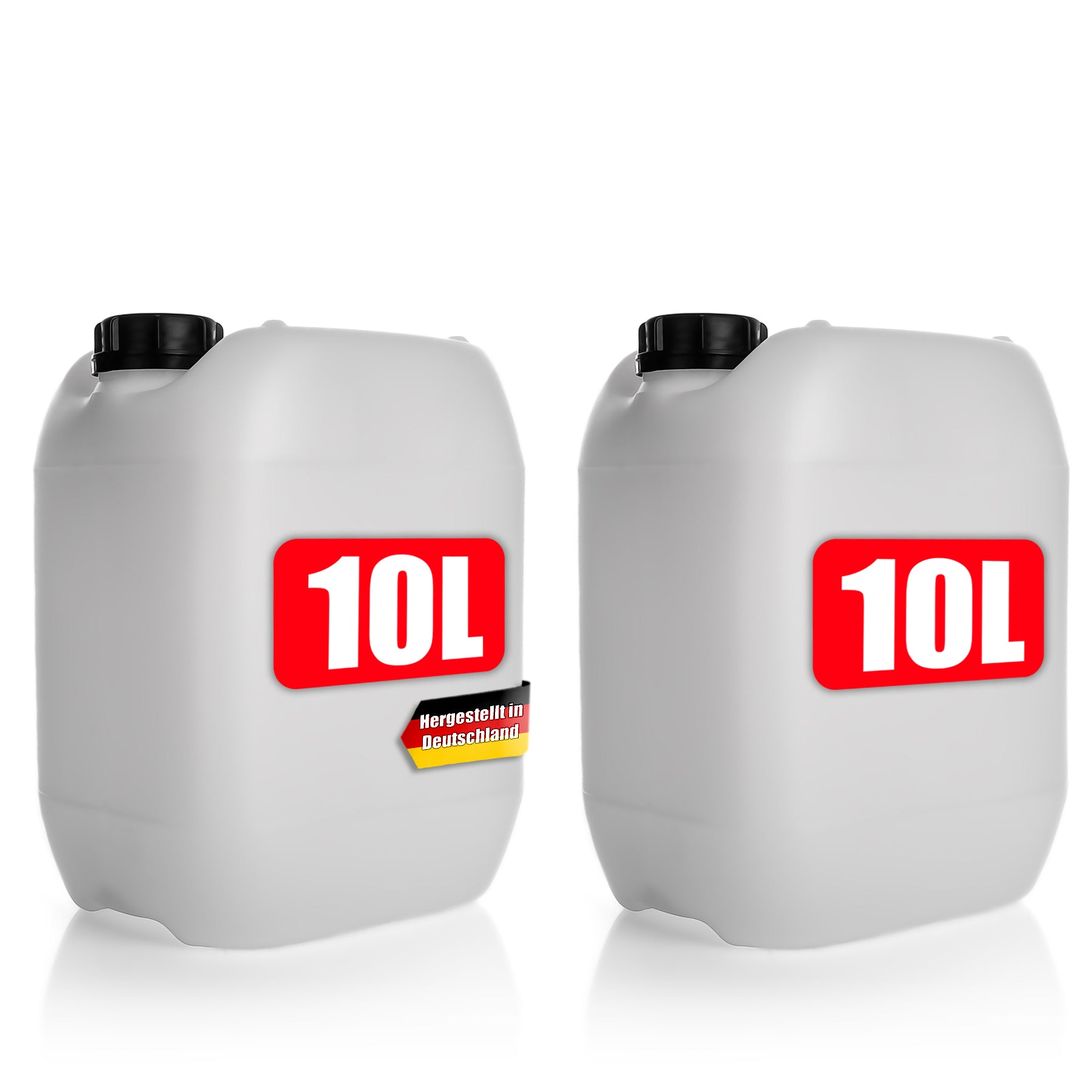 BigDean Wasserkanister 10L naturweiß lebensmittelecht BPA-frei