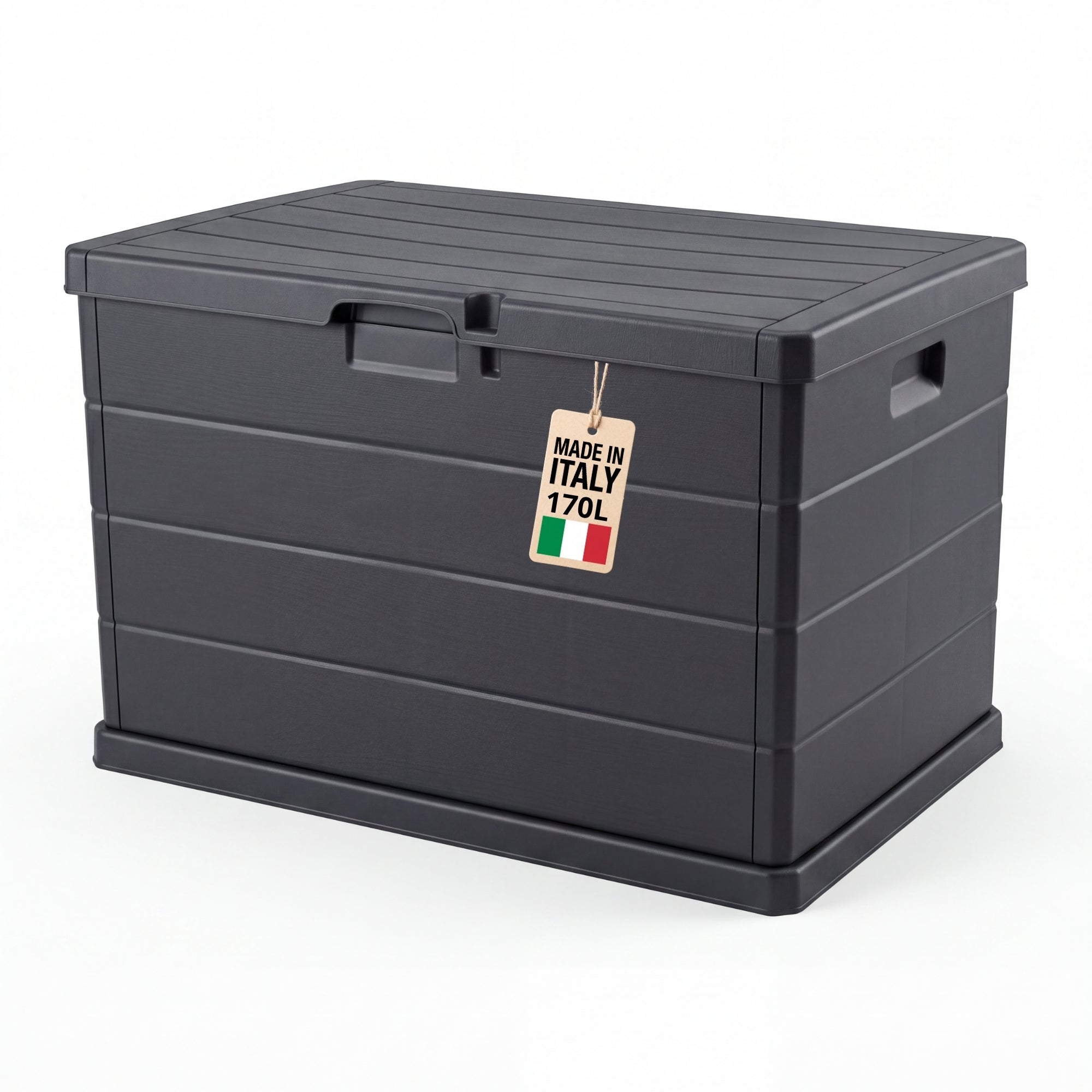 BigDean Aufbewahrung Gartenbox 78x55x52 cm 170L abschließbar