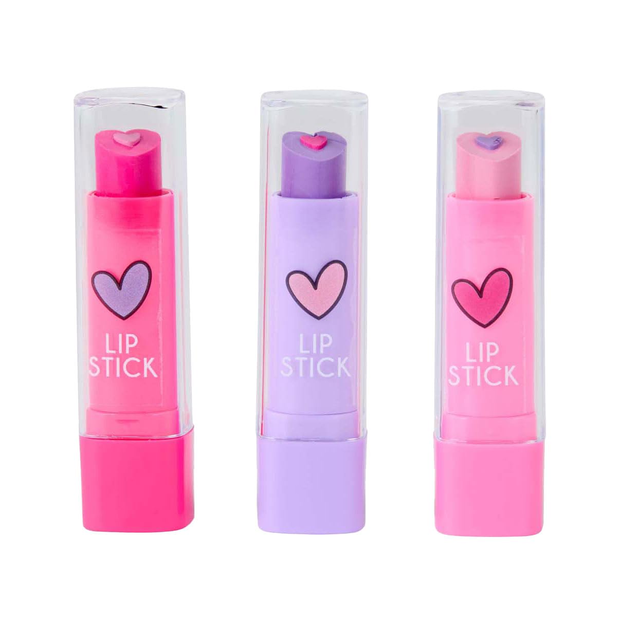 Create It Makeup Lippenstift Set Herzform 3 Stück Rosa