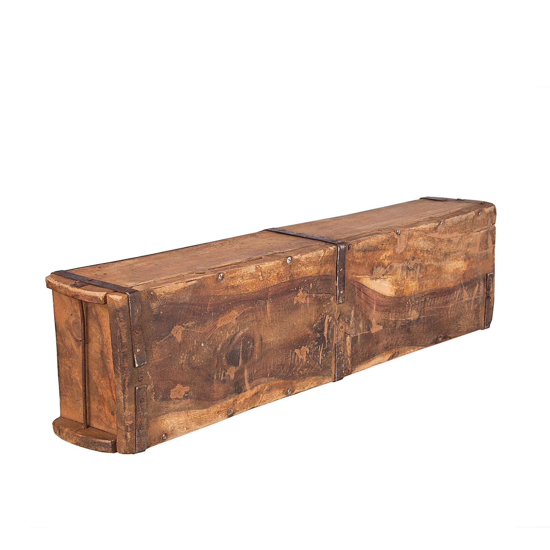 BigDean Alte Holzkiste 58x15x10 cm Vintage Holzbox braun