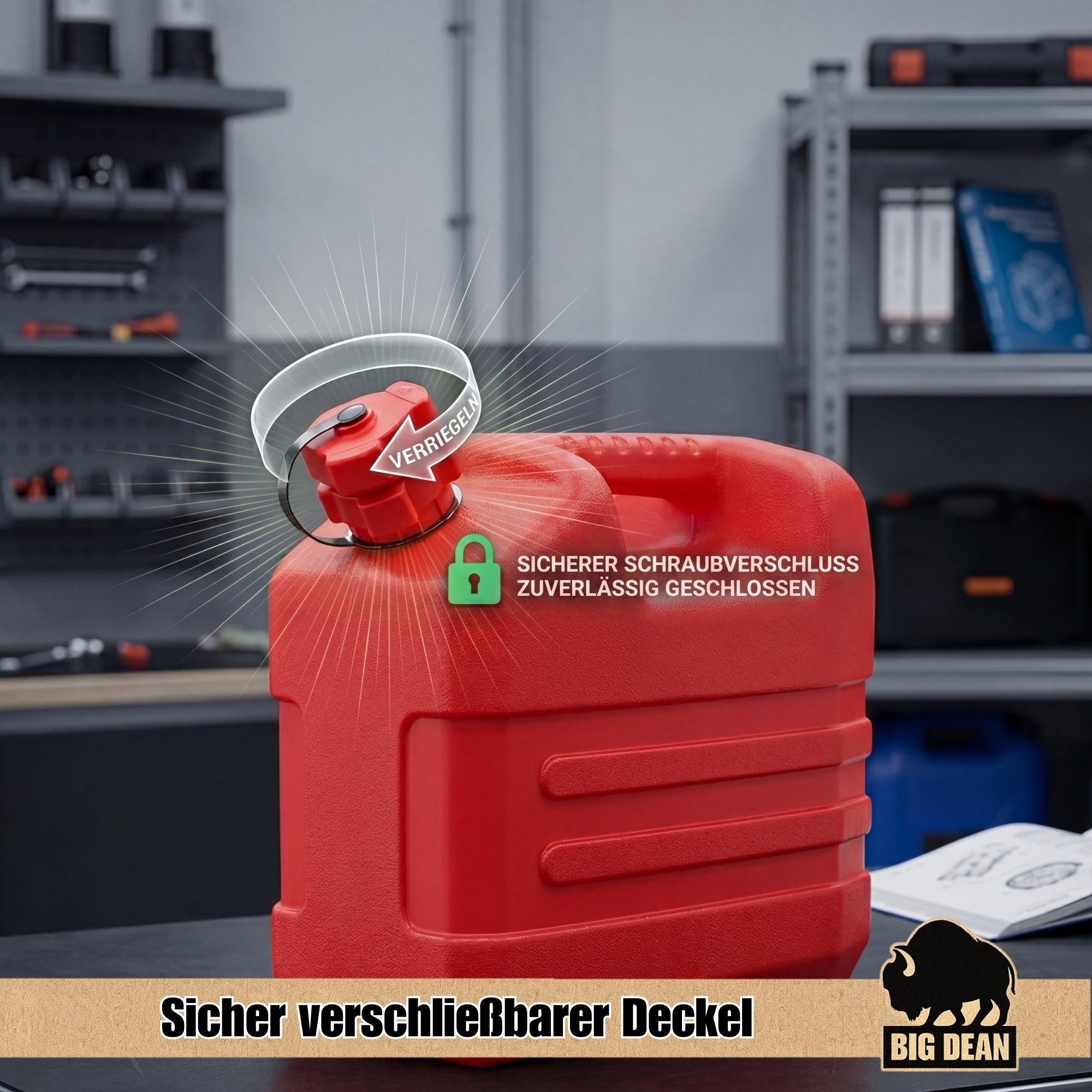 BigDean 10 Liter Kanister 2er-Set UN mit Ausgießer