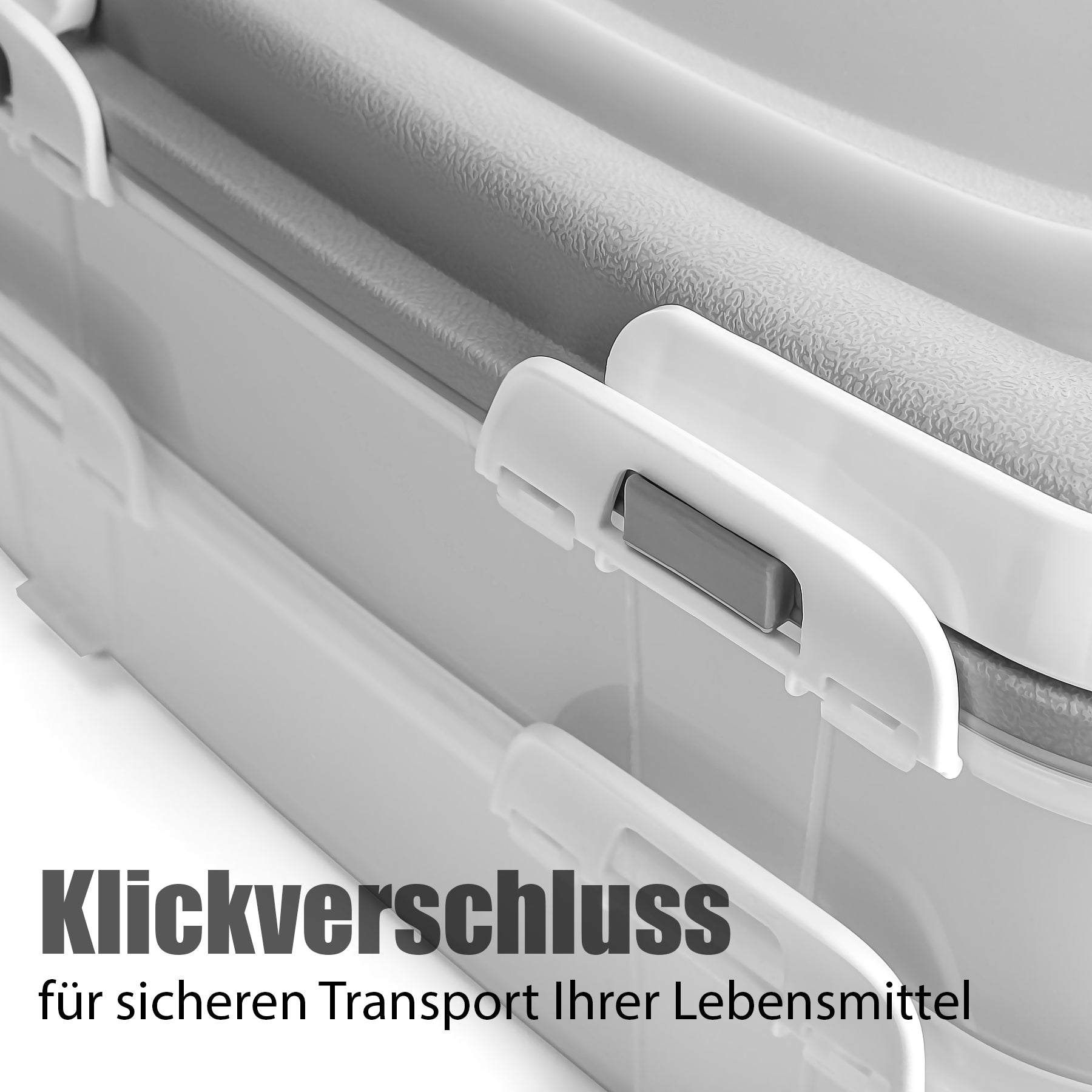 BigDean Küche Partycontainer 2 Etagen Pastell Grau Hebeeinsatz