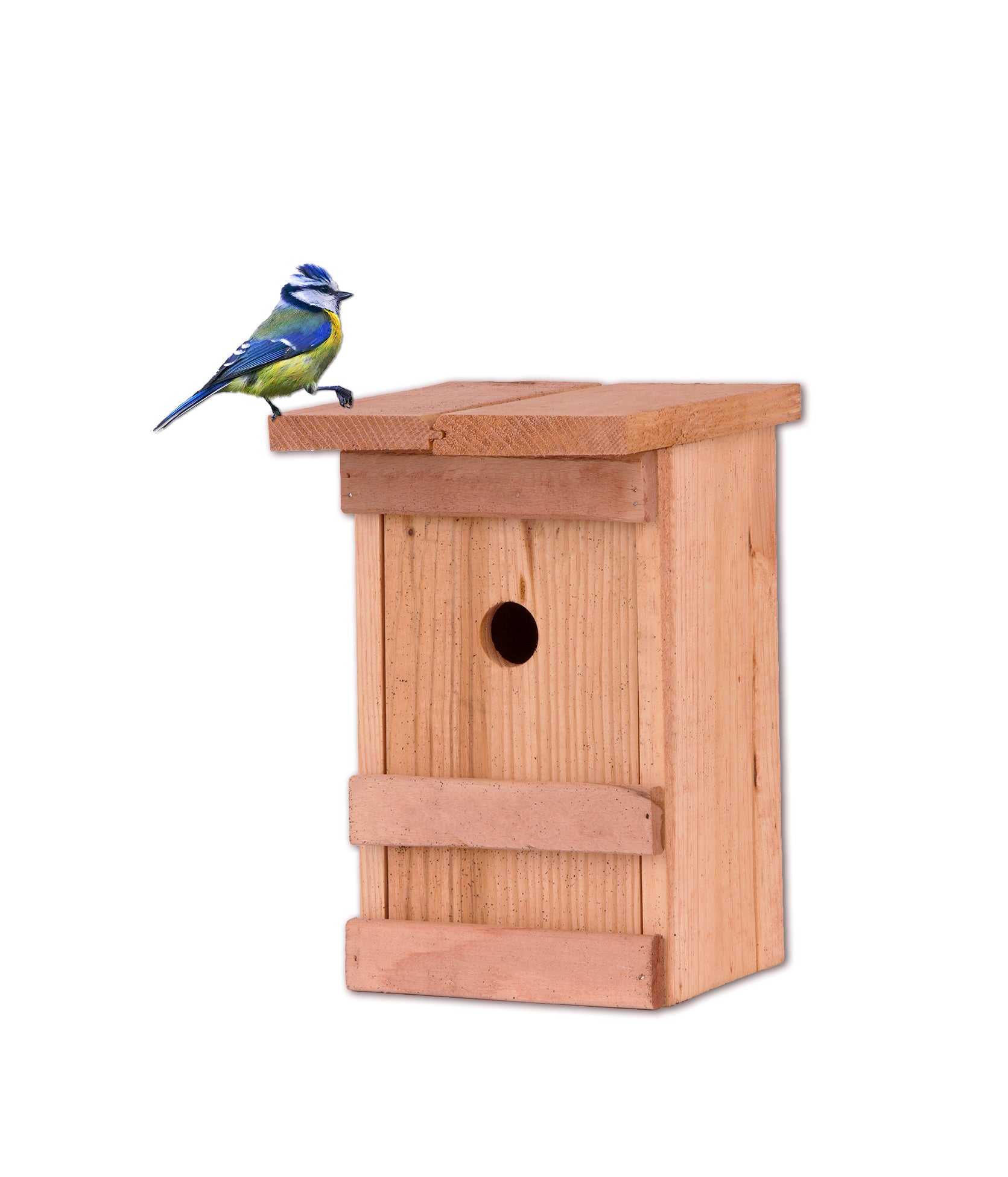 BigDean Garten Nistkasten Meisen Massivholz 28 mm Einflugloch