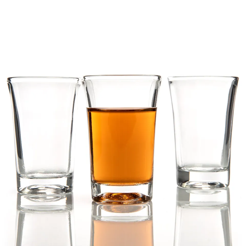 BigDean Küche Schnapsgläser 6er 4cl Glas spülmaschinenfest