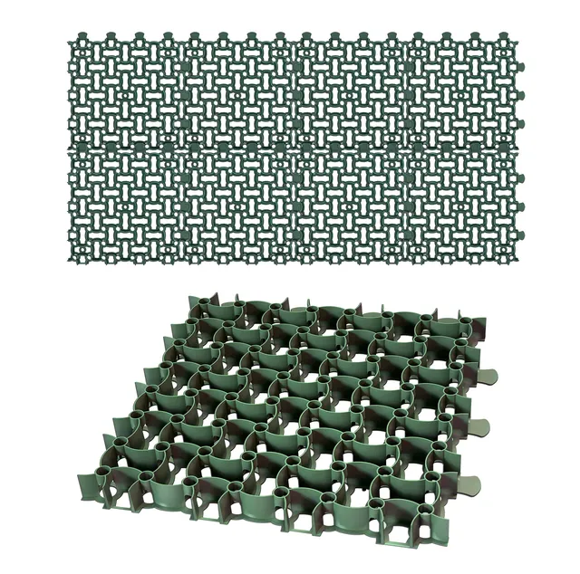 BigDean Rasengitter 50x50 cm Grün 8er Set 2 m²