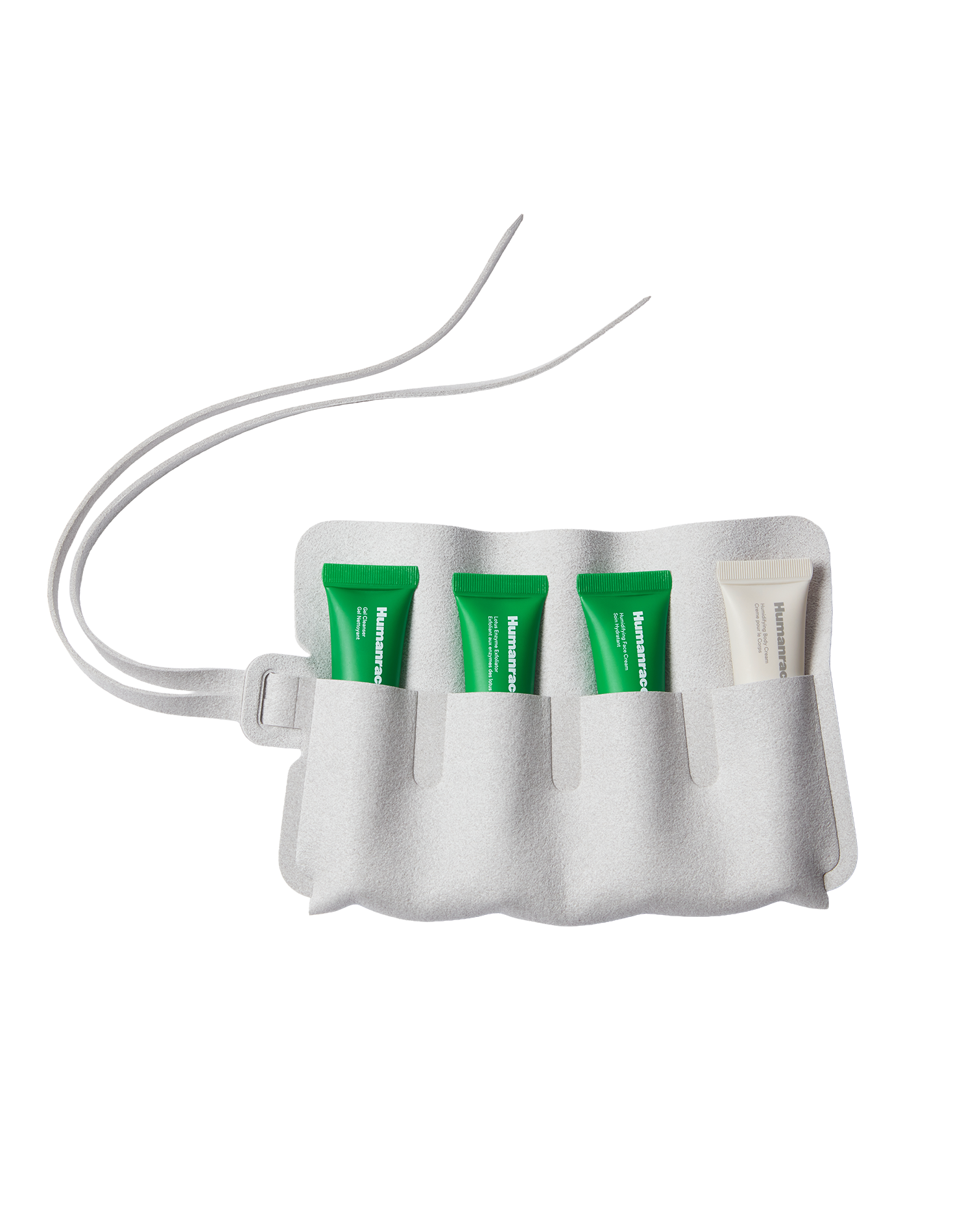 Humanrace Kits Travel Kit Reiseset 4-teilig mit Tasche