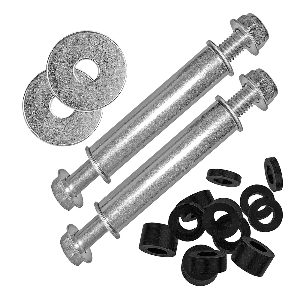 BigDean Garten Achse Schubkarrenrad 20x147mm 2er Set verzinkt