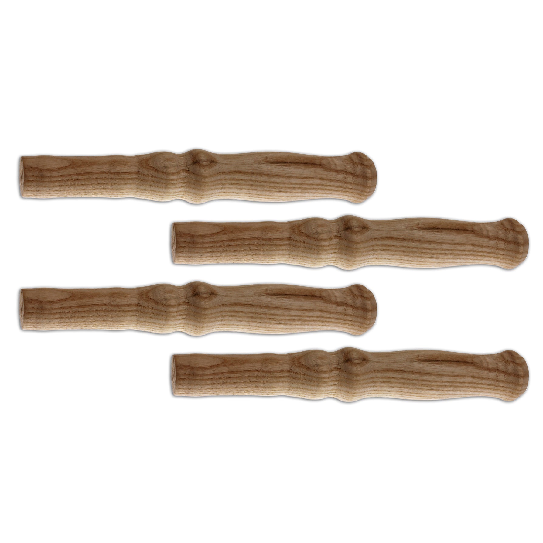 BigDean Schubkarren Griff Holz Universal 4er Set 23,5cm