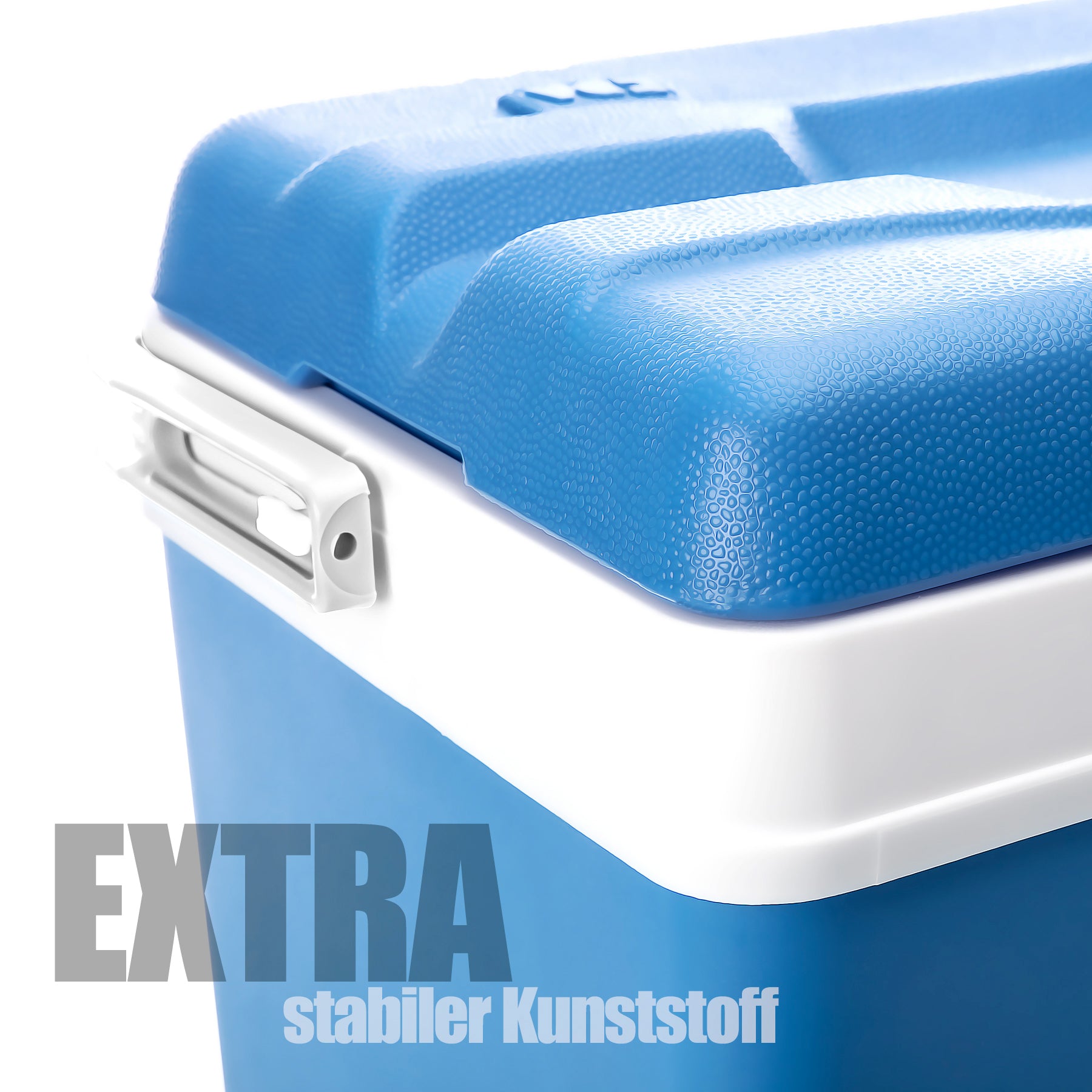 BigDean Kühlbox 24 Liter blau-weiß 11 Std.