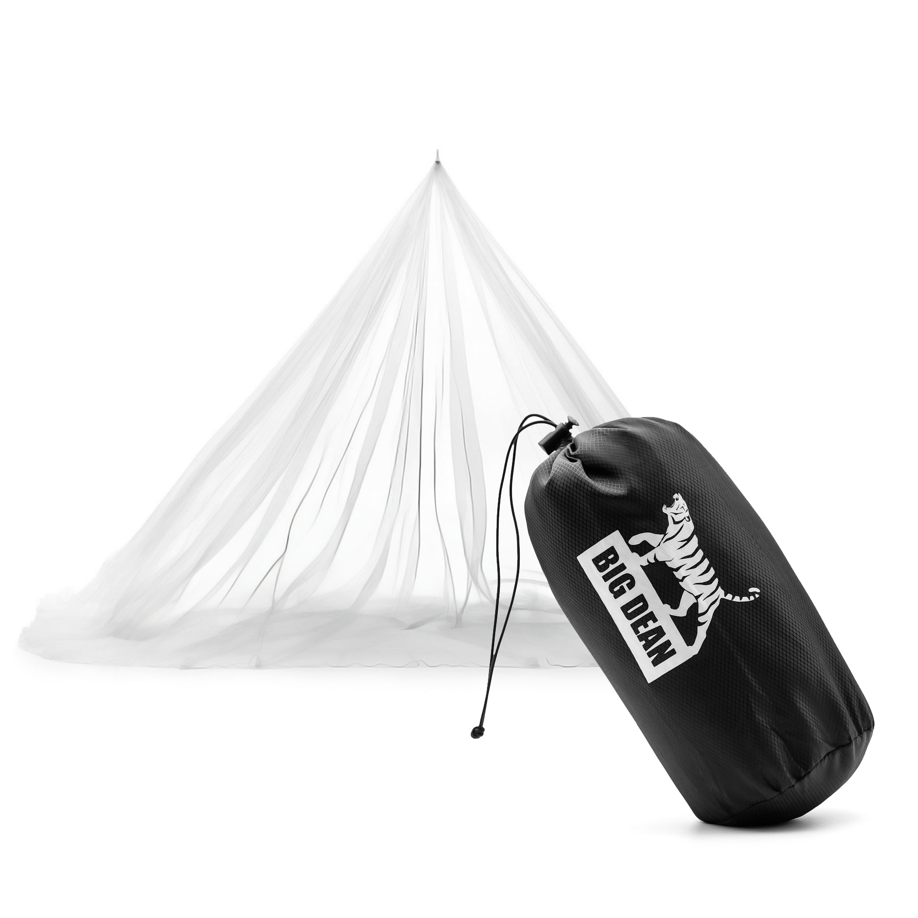 BigDean Garten Moskitonetz XL Transparent 220x170cm für Betten