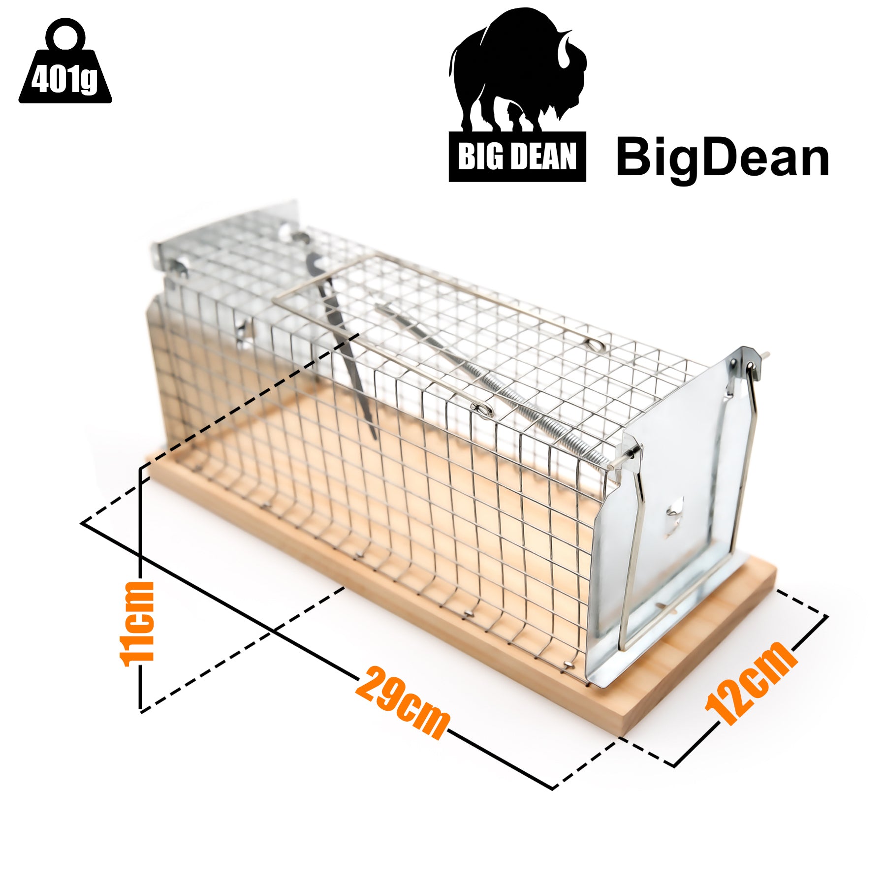 BigDean Lebendfalle Maus Ratte tierfreundlich wiederverwendbar